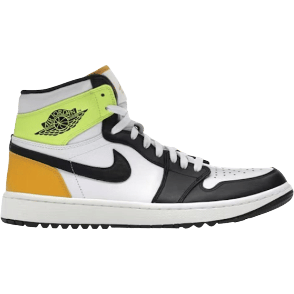 Air Jordan Jordan 1 Retro High G White University Gold Volt Black