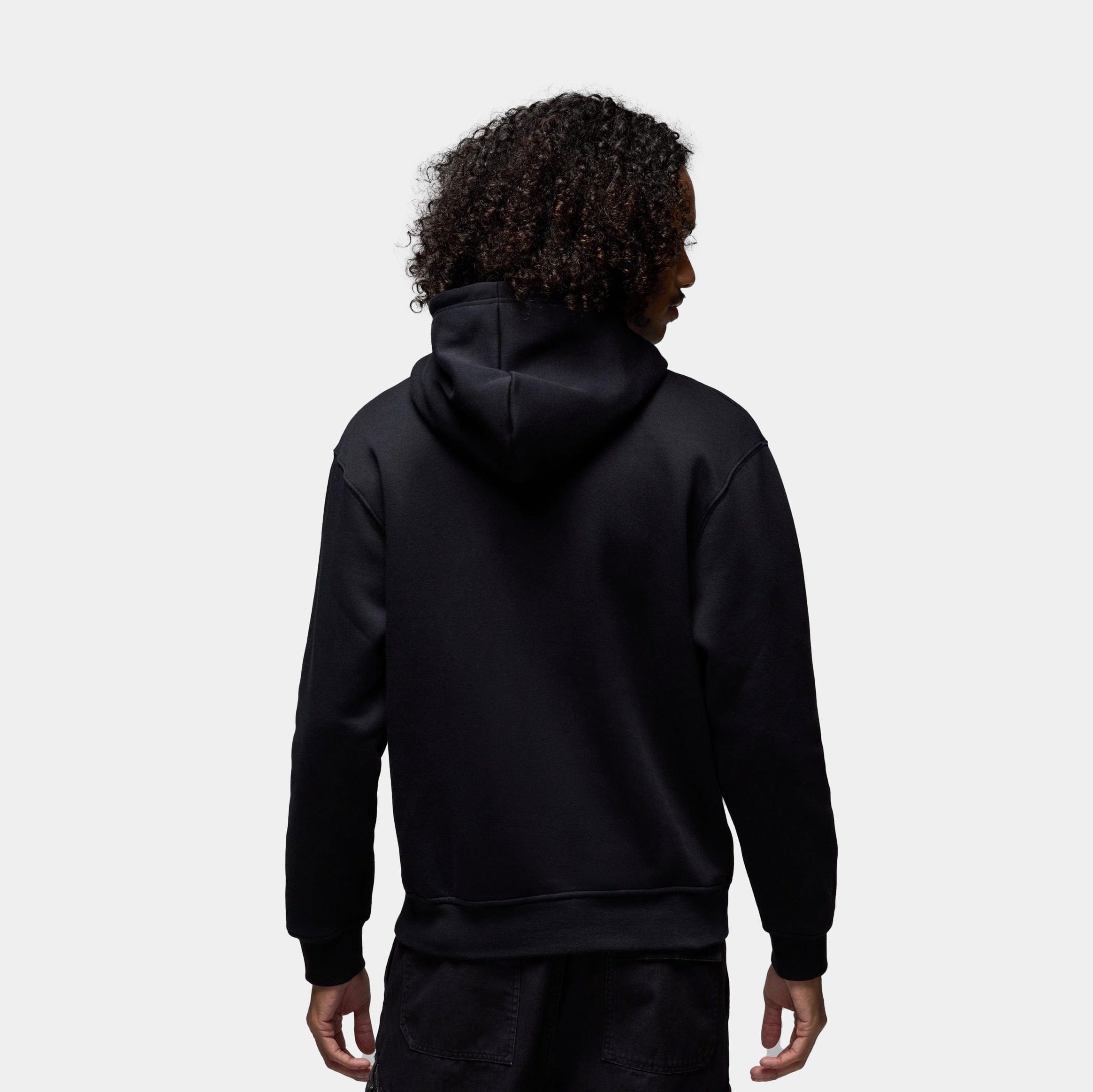 Air Jordan LA City Fleece Pullover Mens Hoodie (Black/Red)