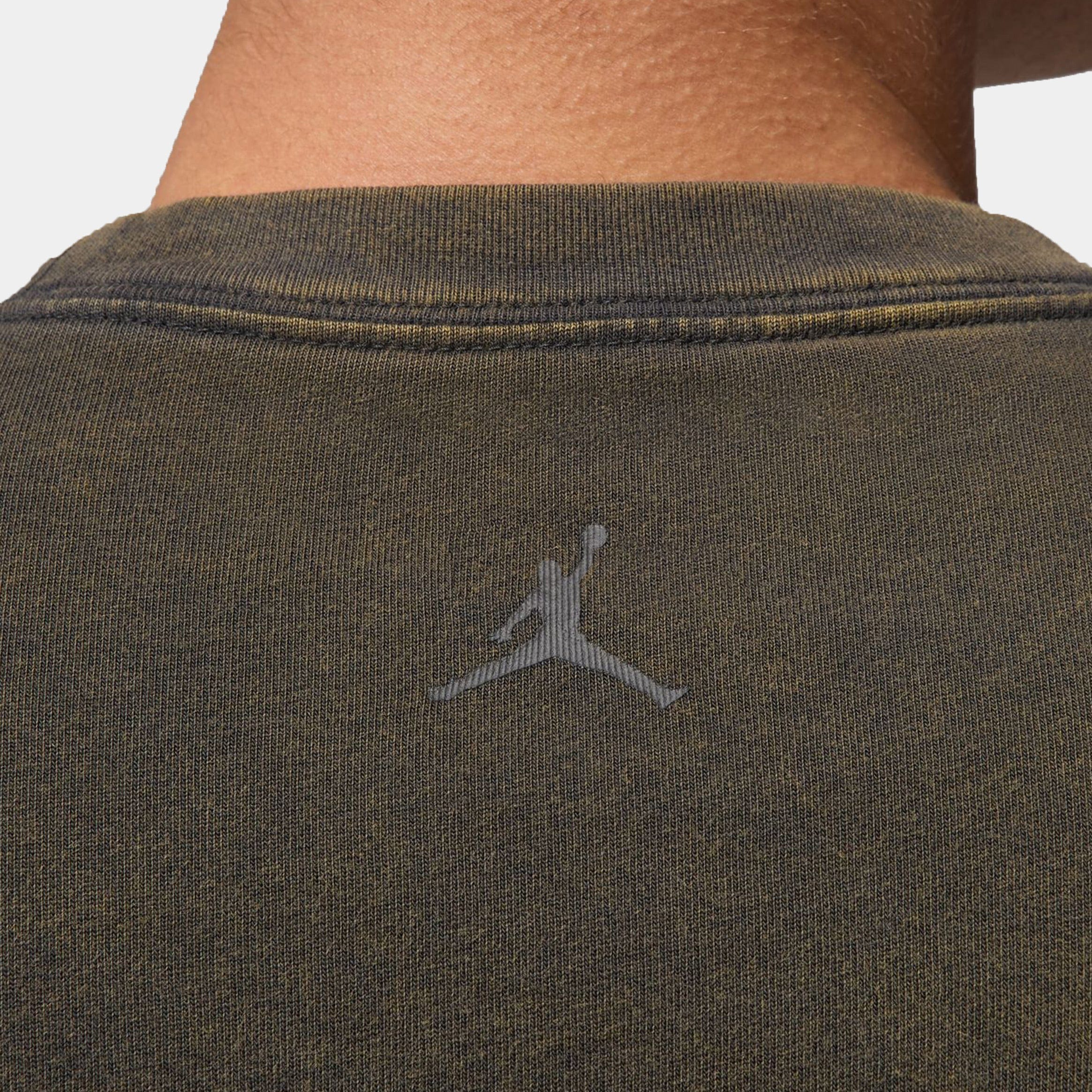 Air Jordan MJ23 Graphic Mens Short Sleeve Shirt (Black/Olive)