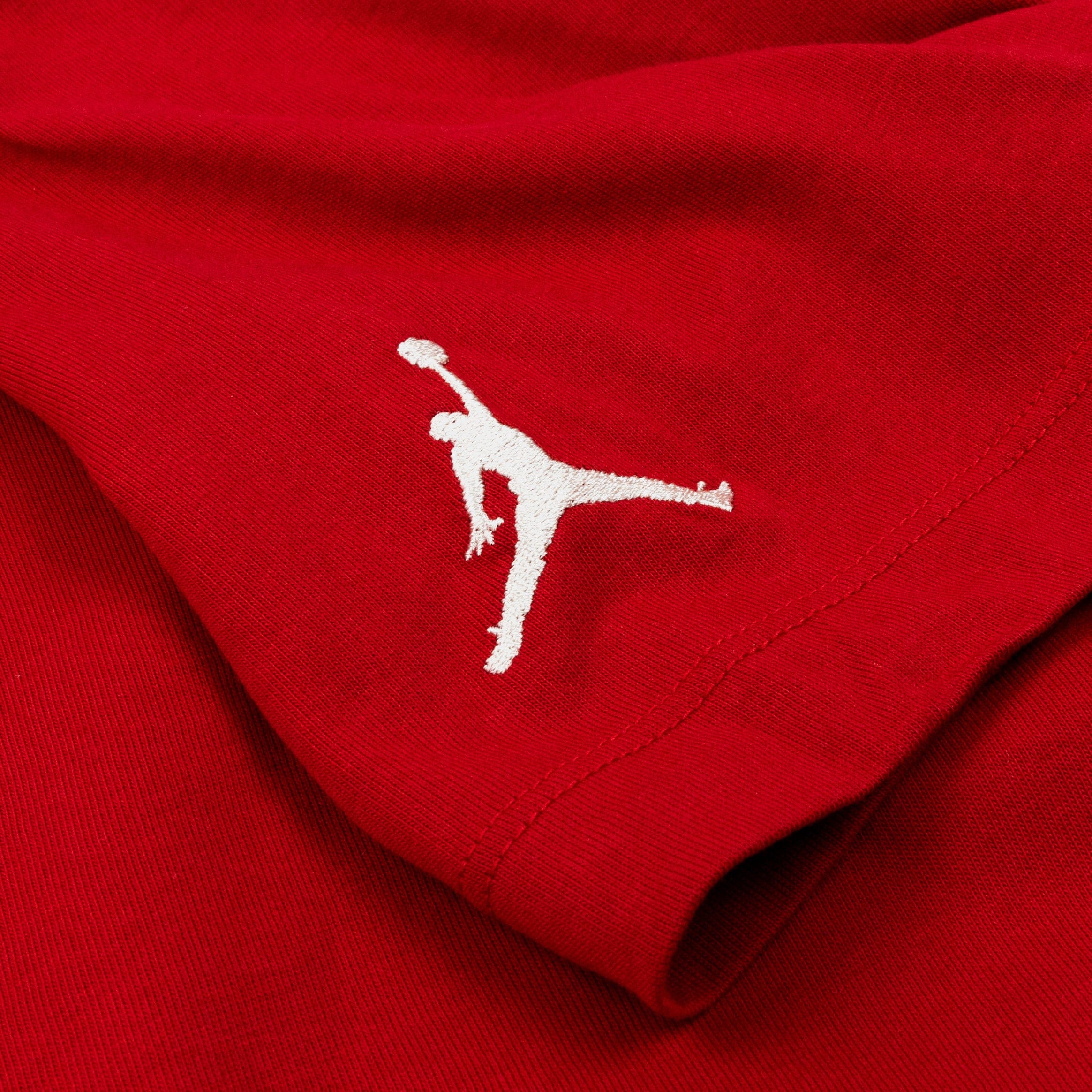 Air Jordan EMB Air Mens Short Sleeve Shirt (Red)