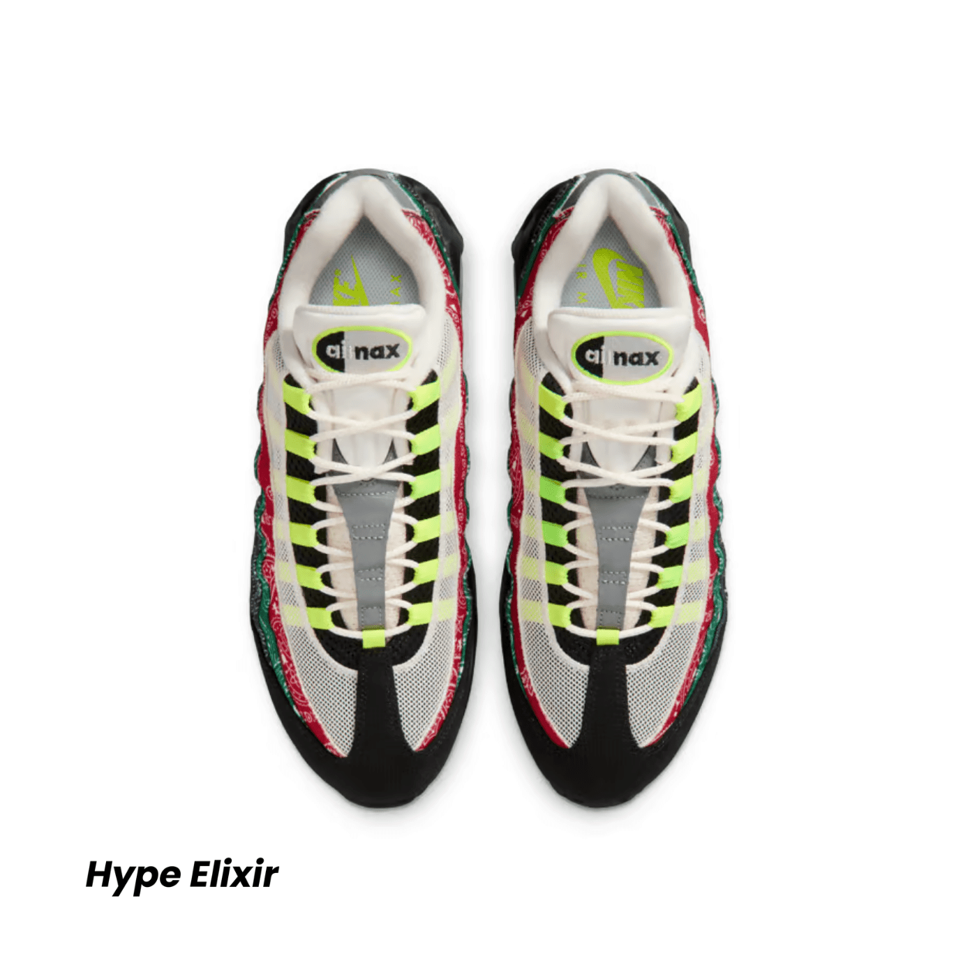 Nike Air Max 95 OG Big Bubble Neon Paisley Bandana