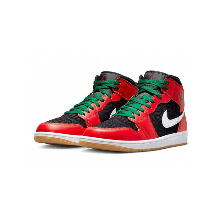 Air Jordan 1 Mid Christmas/Malachite