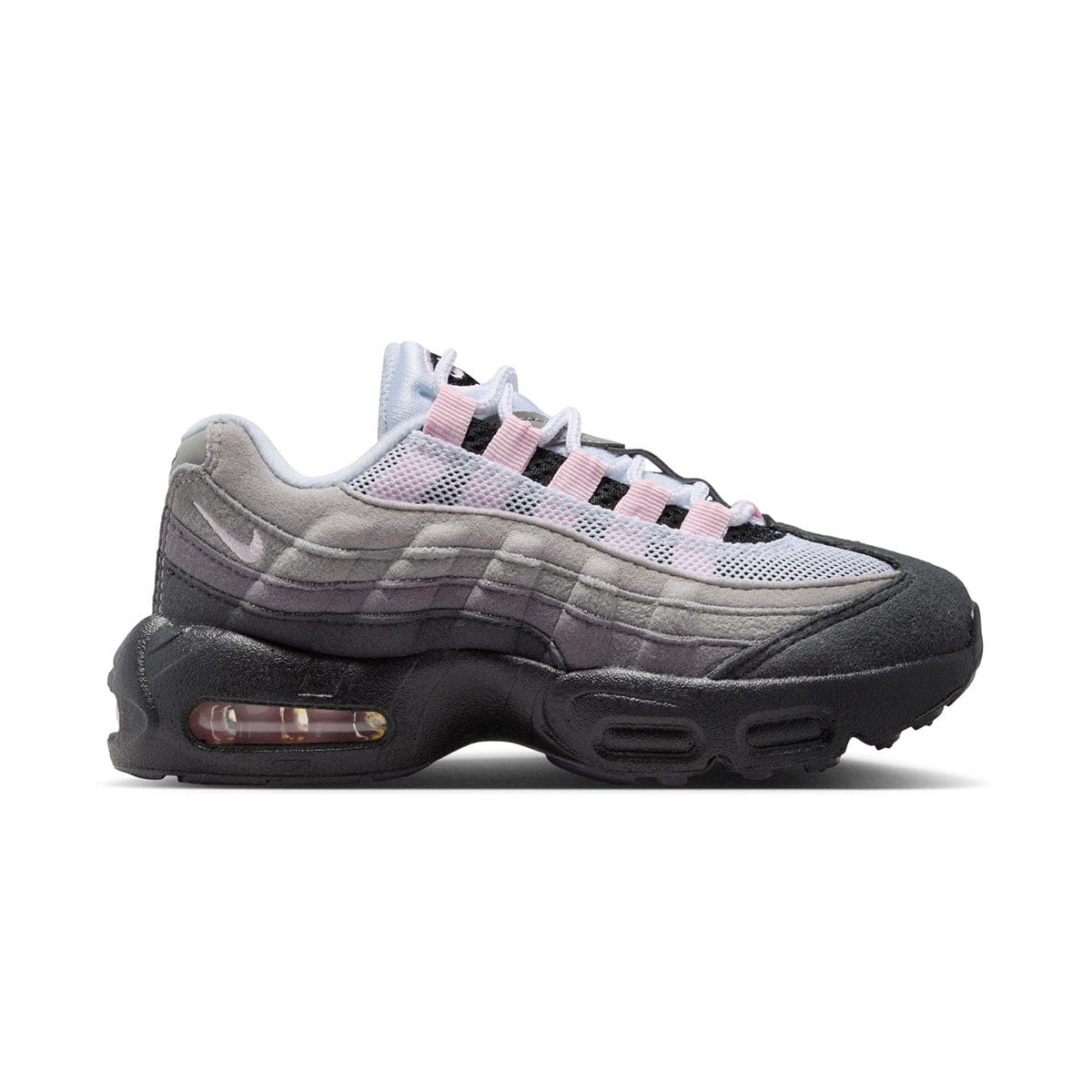 Nike Air Max '95 PS BLACK/PINK FOAM - WHITE - MEDIUM GREY