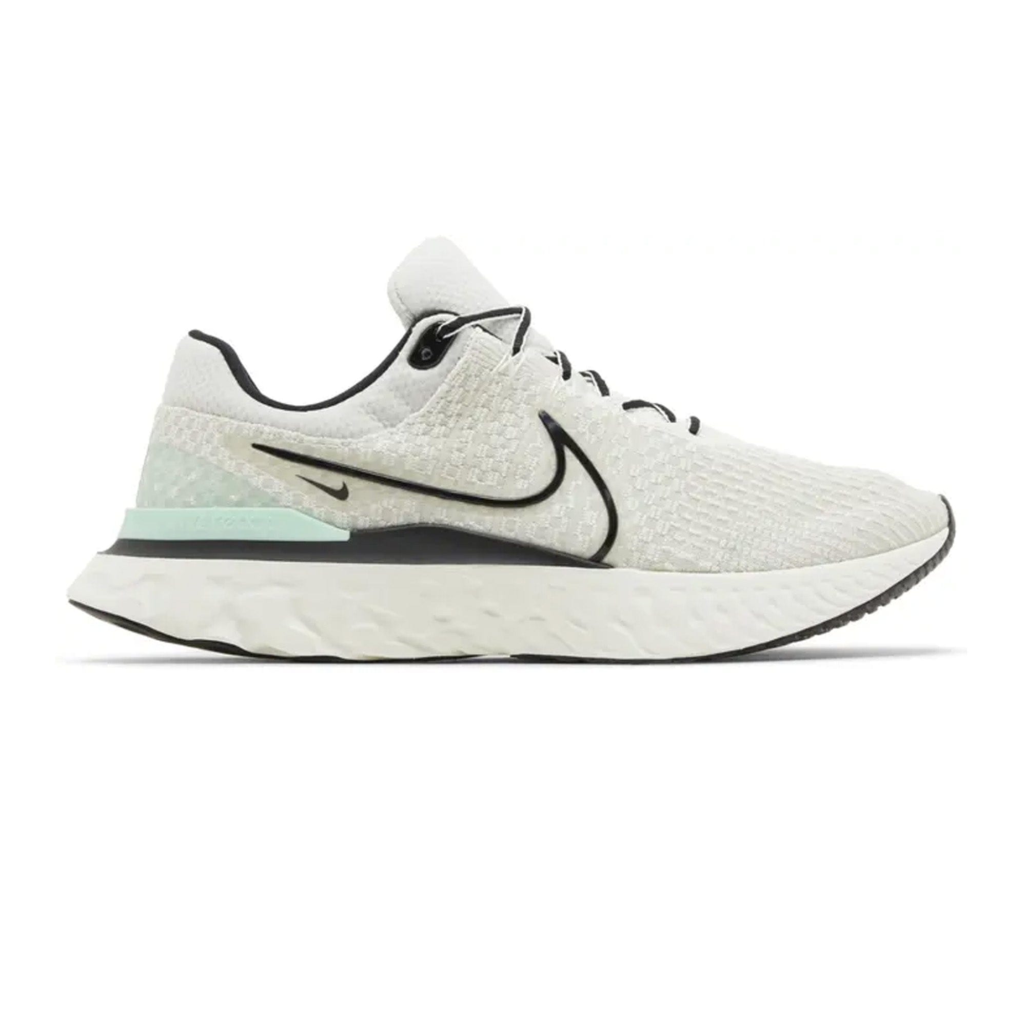 Nike React Infinity Run Flyknit 3 Phantom Black Mint (2022)