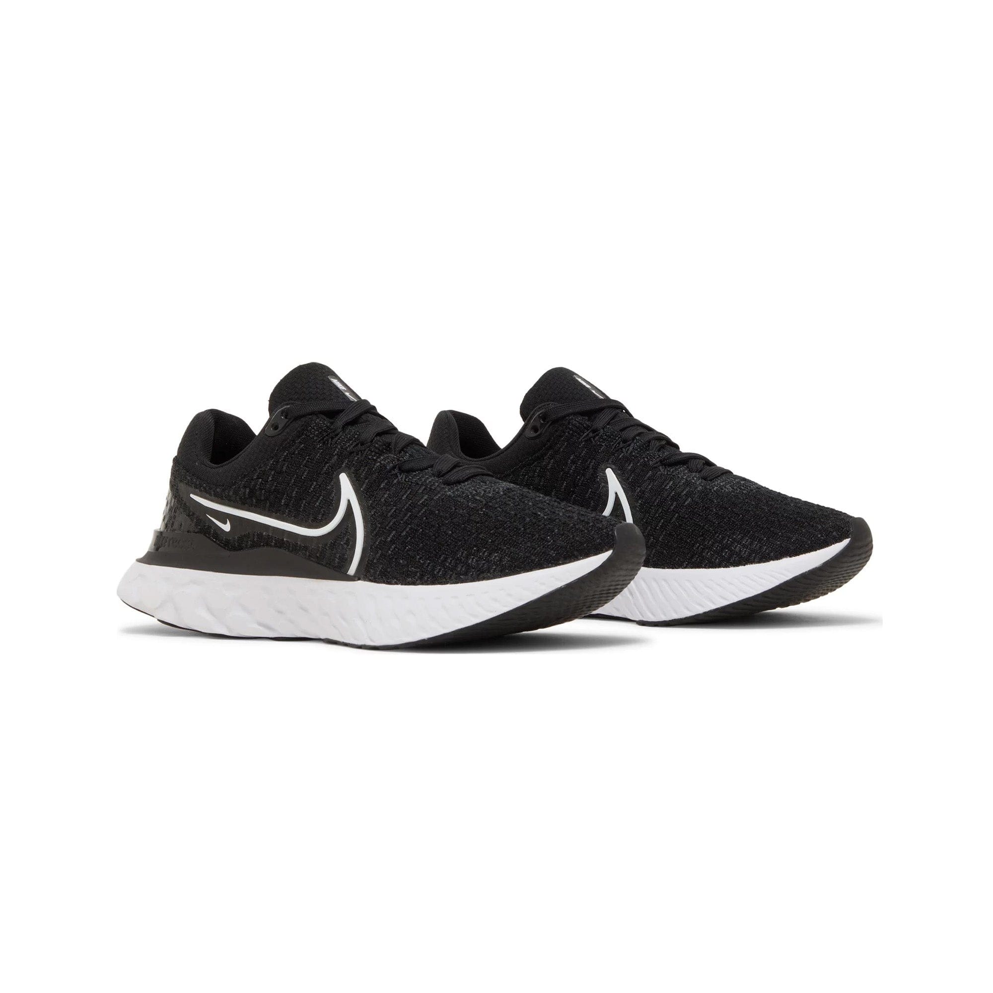 Nike React Infinity Run Flyknit 3 Black White Women's