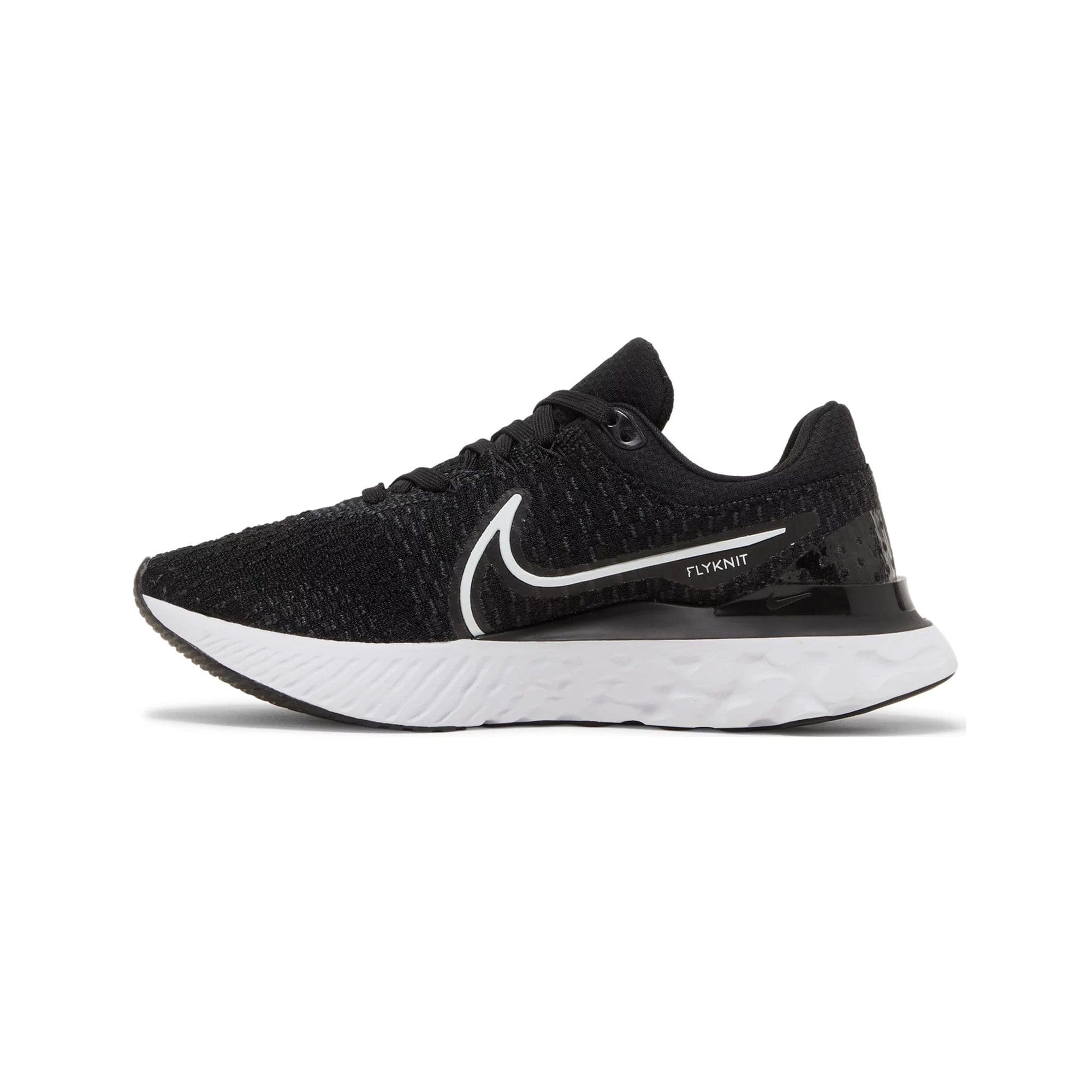 Nike React Infinity Run Flyknit 3 Black White Women's