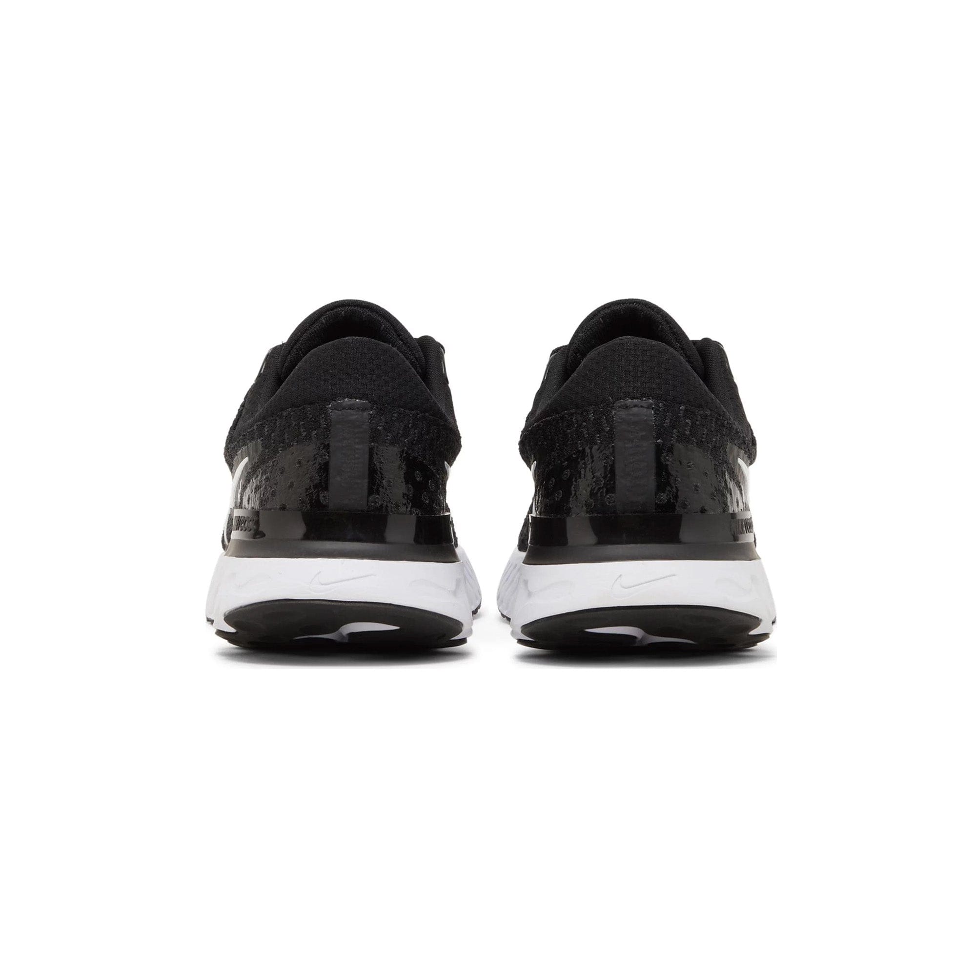 Nike React Infinity Run Flyknit 3 Black White Women's