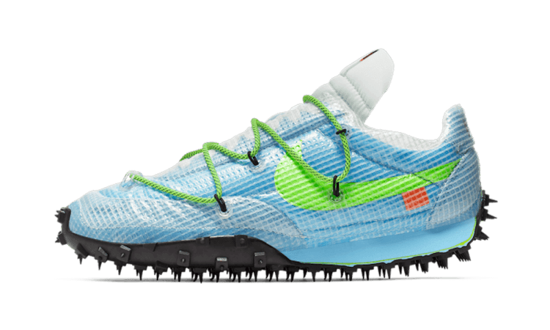 Nike Waffle Racer Off - White Vivid Sky
