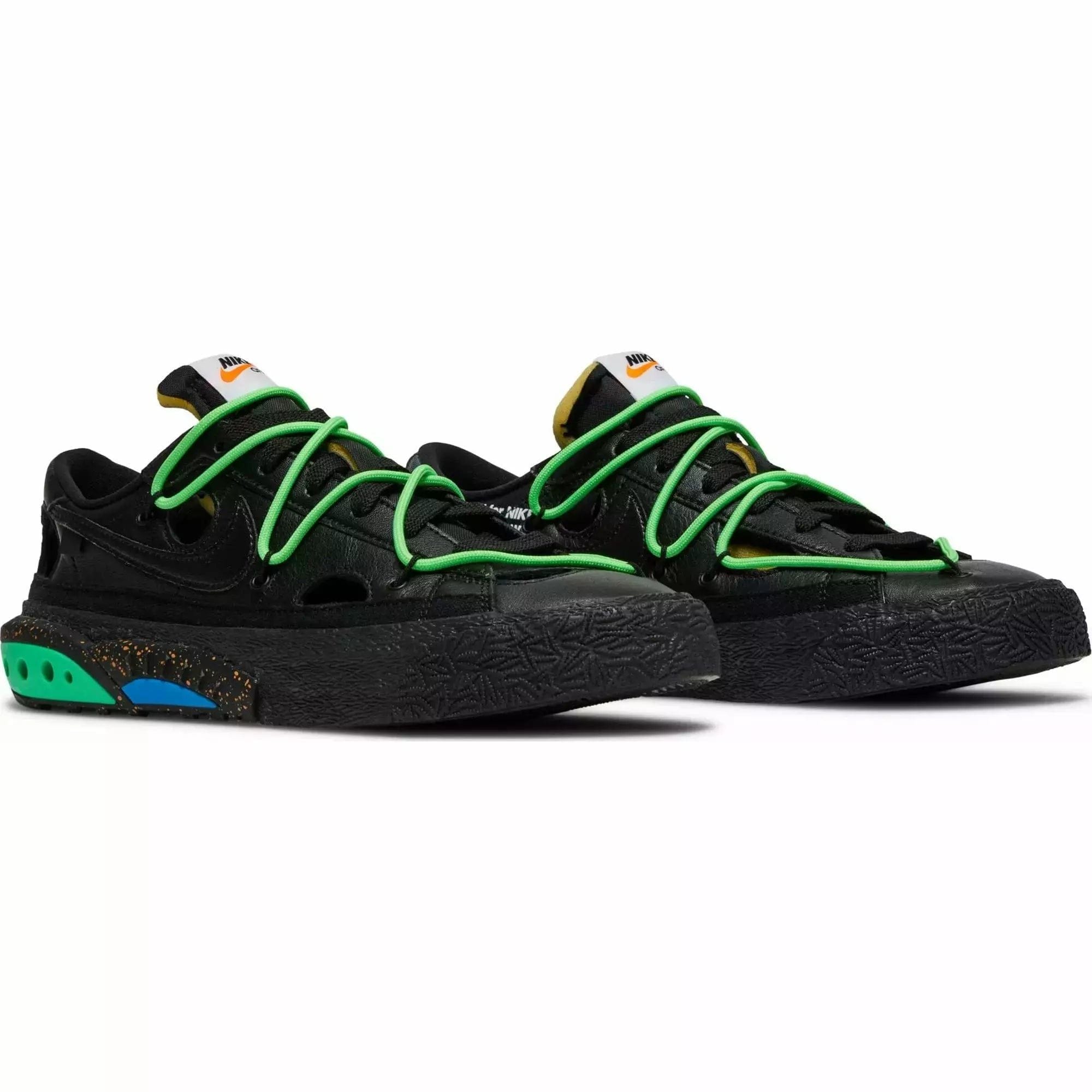 Nike Off - White x Blazer Low Black and Electro Green