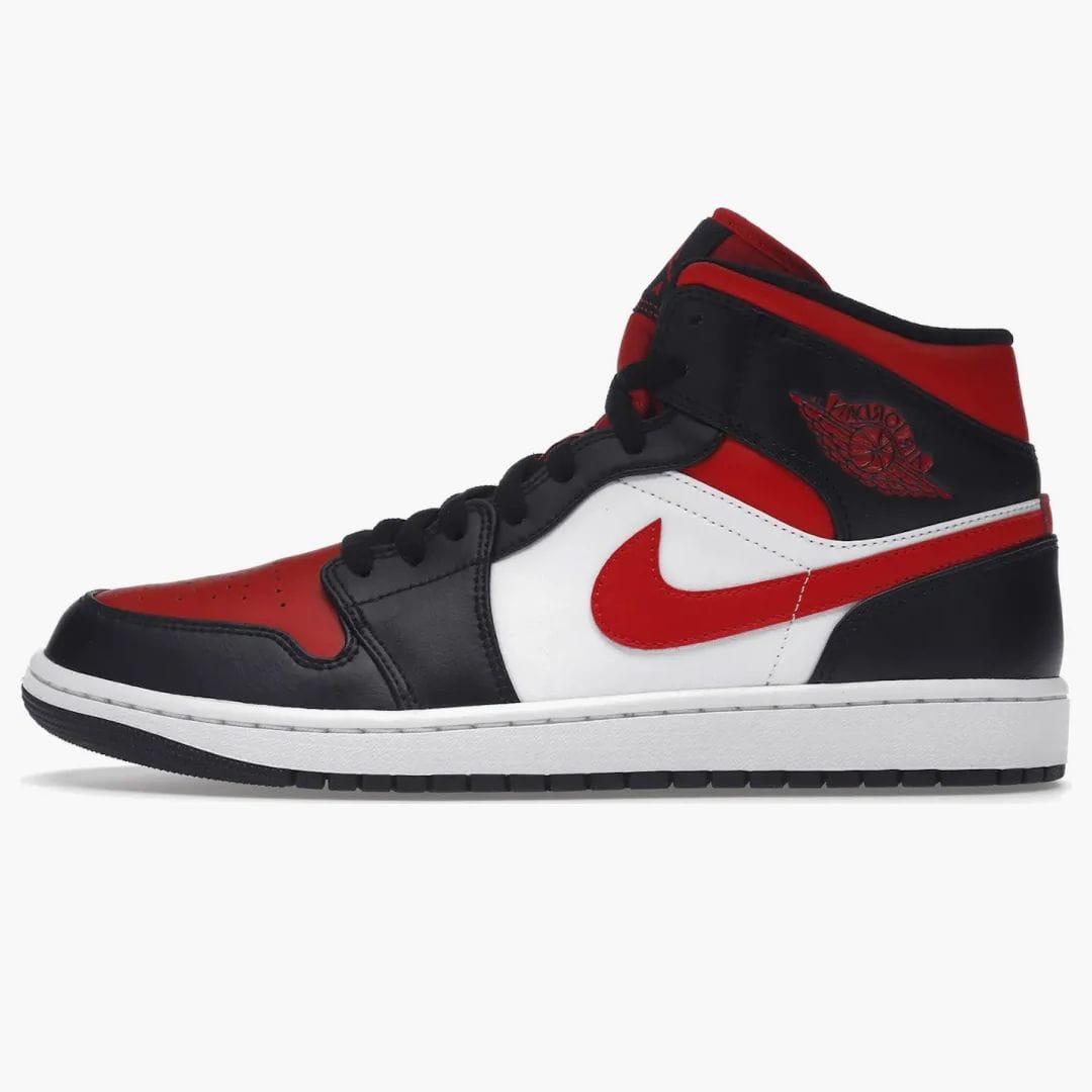 Air Jordan Jordan 1 Mid White Black Red (2022)