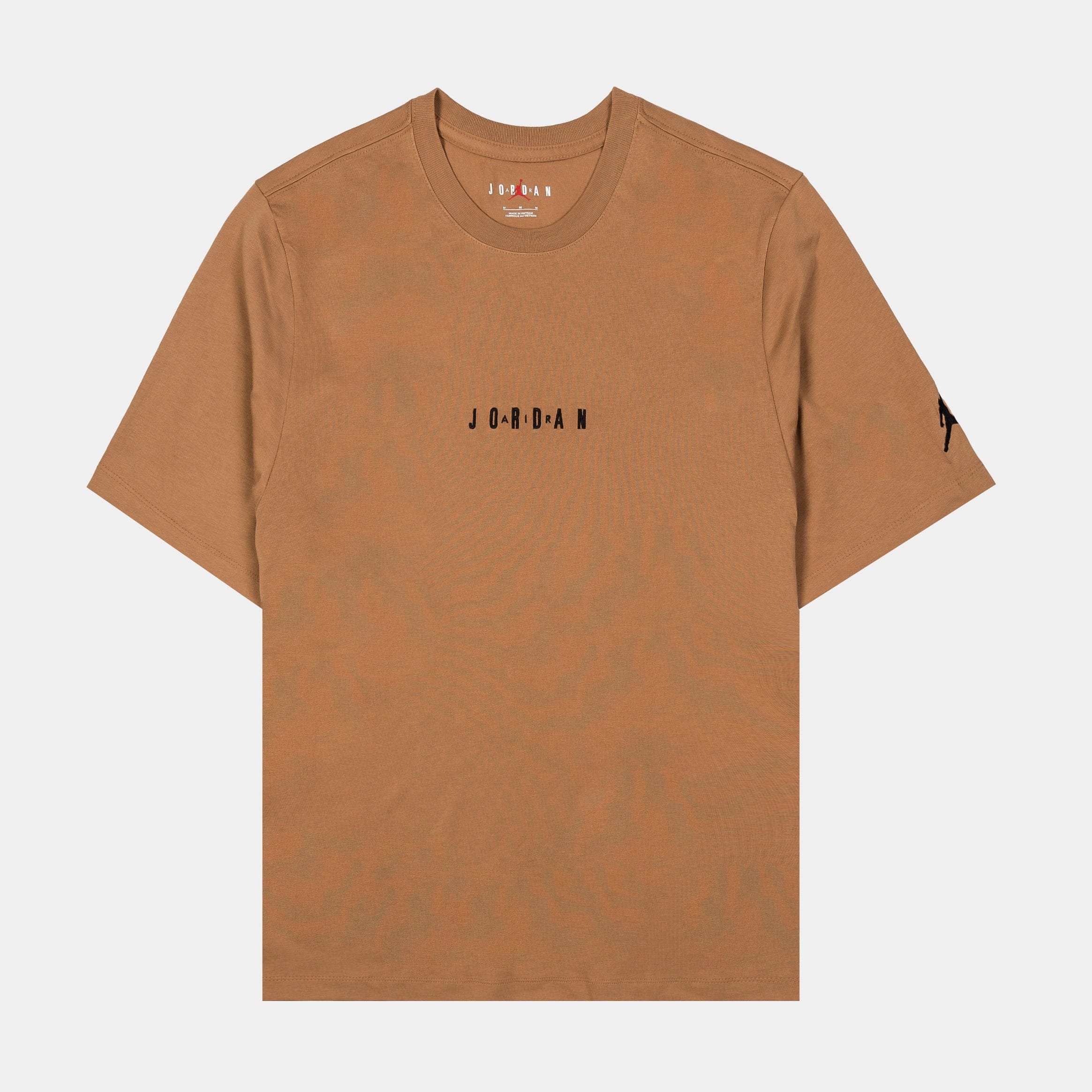 Air Jordan Air EMB Mens Short Sleeve Shirt (Brown)