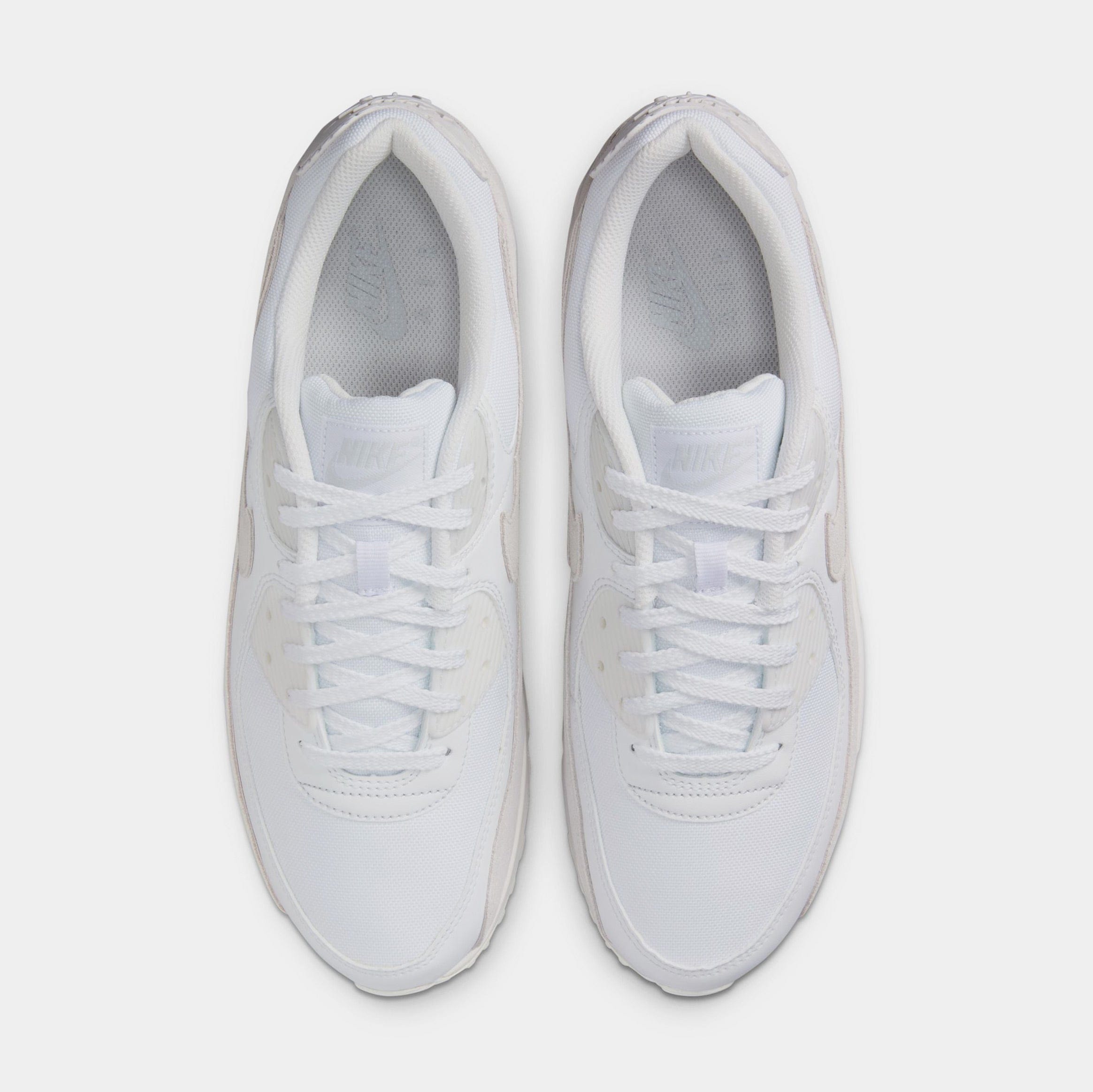 Nike Air Max 90 Mens Running Shoes (White/Photon Dust/Summit White/Platinum Tint)