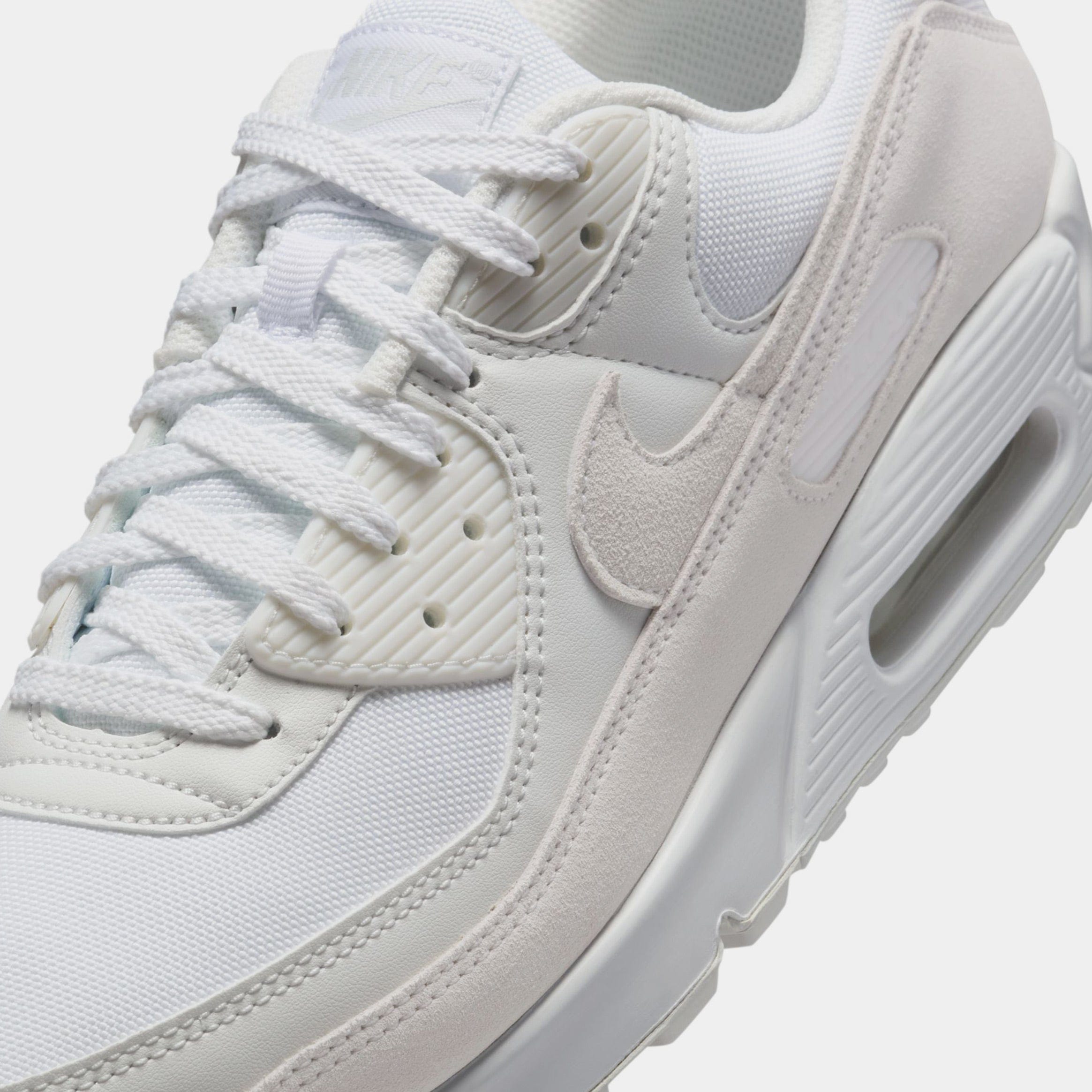 Nike Air Max 90 Mens Running Shoes (White/Photon Dust/Summit White/Platinum Tint)