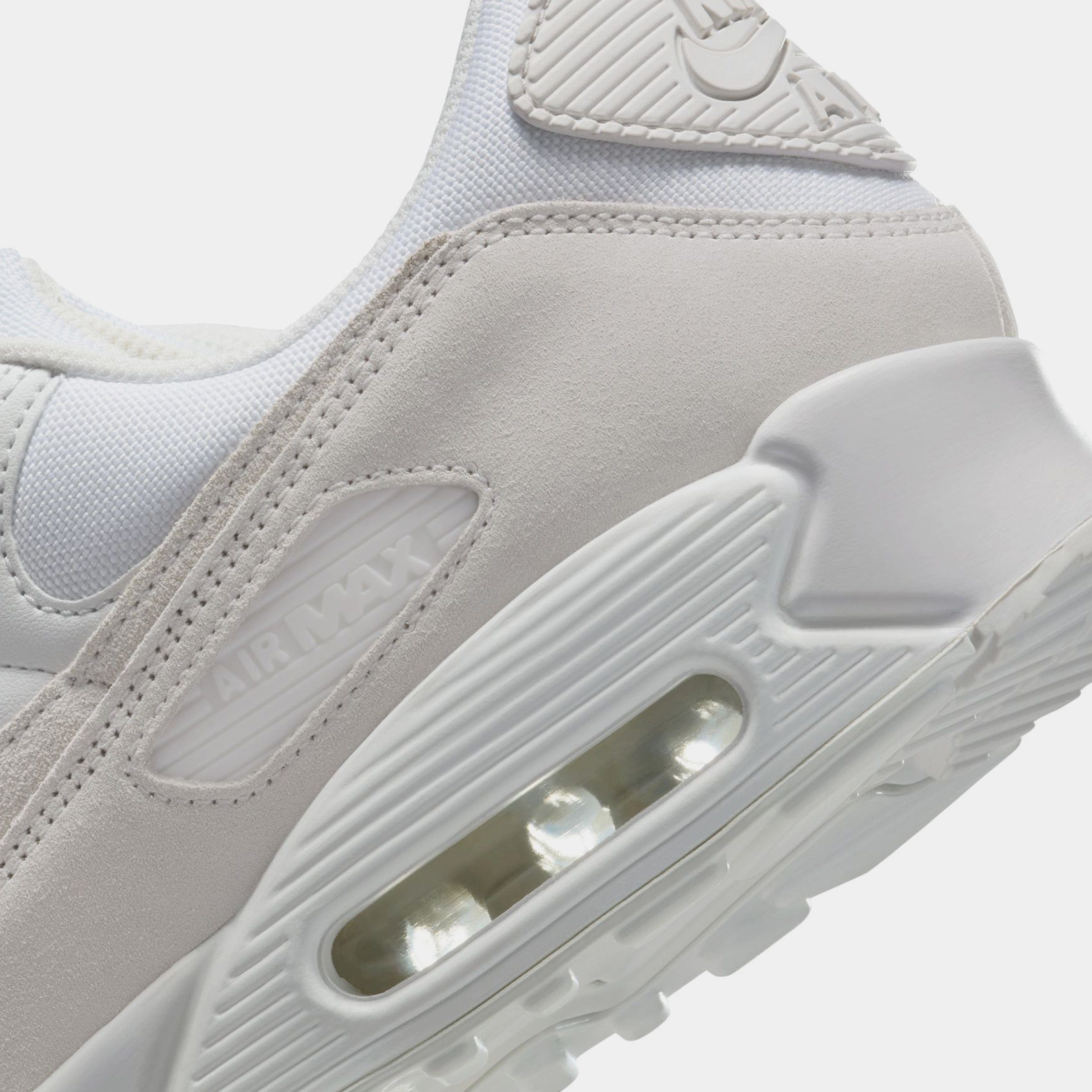 Nike Air Max 90 Mens Running Shoes (White/Photon Dust/Summit White/Platinum Tint)