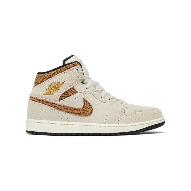Nike JORDAN 1 MID BROWN ELEPHANT