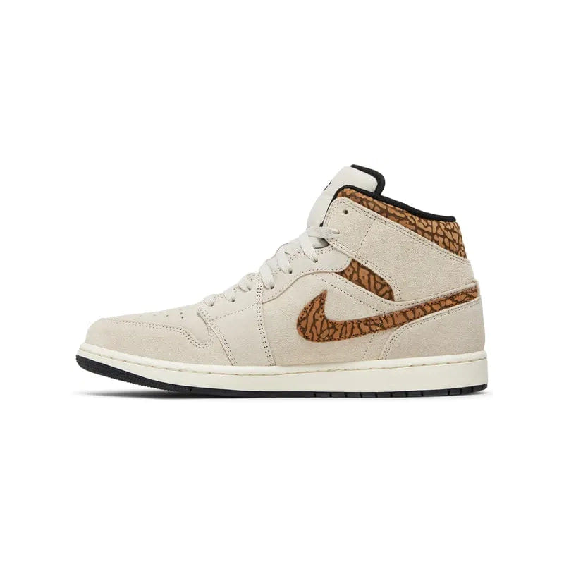 Nike JORDAN 1 MID BROWN ELEPHANT