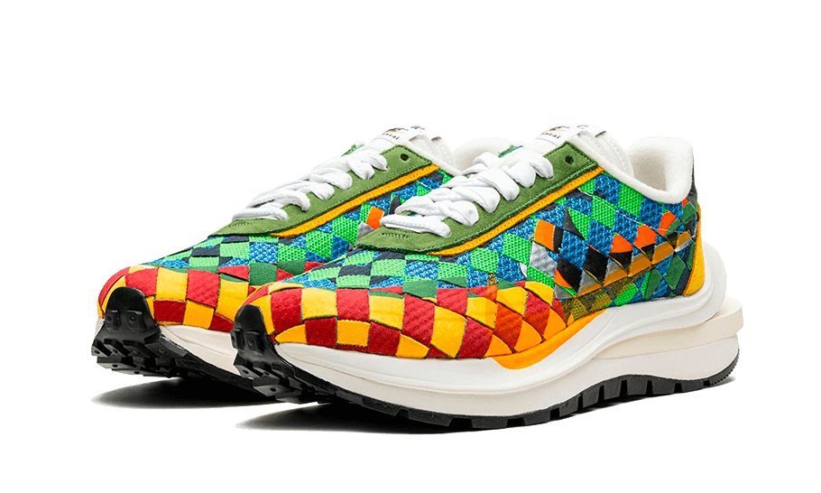 Nike Vaporwaffle Woven Sacai Jean Paul Gaultier Green Gusto