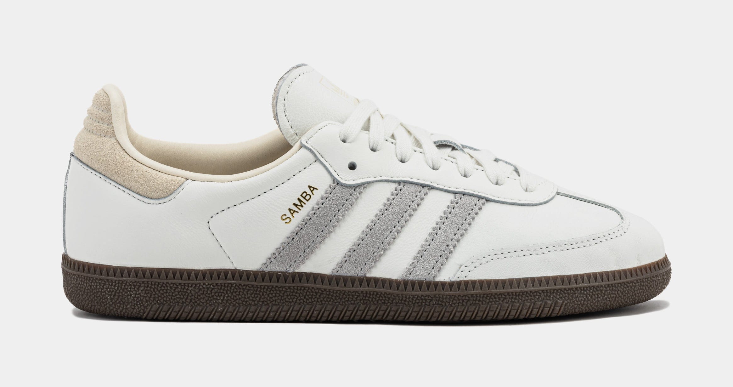 adidas Samba OG Mens Lifestyle Shoes (Core White/Grey Two/Cream White)