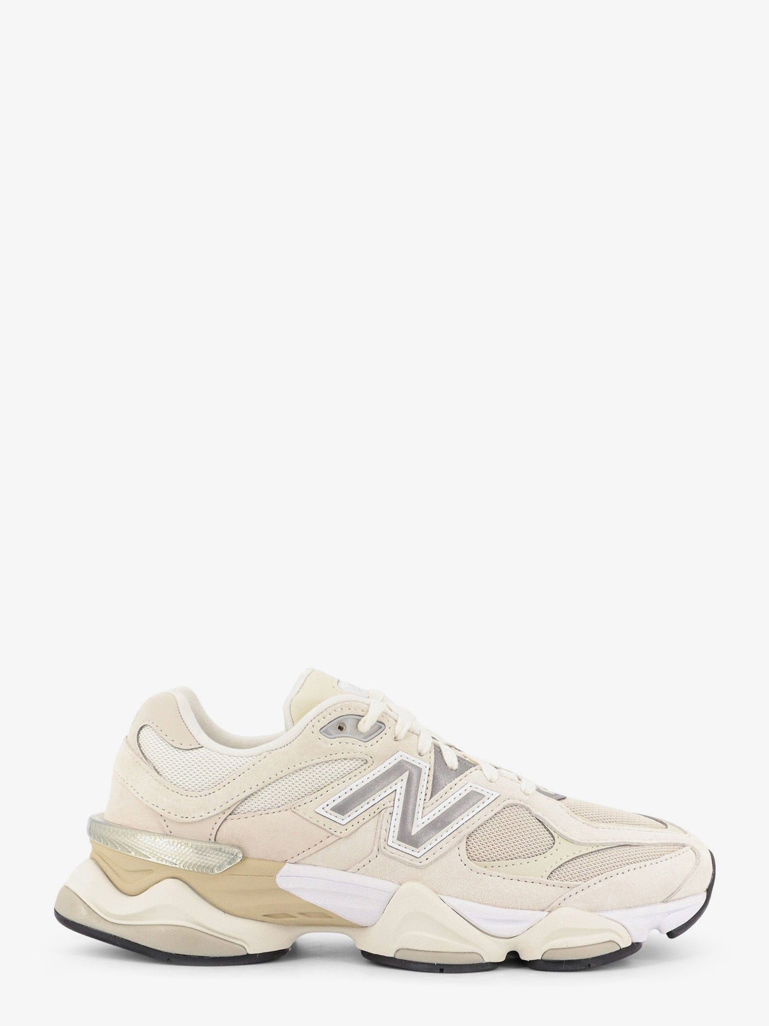New Balance 9060 Mesh Sneakers with Suede Inserts
