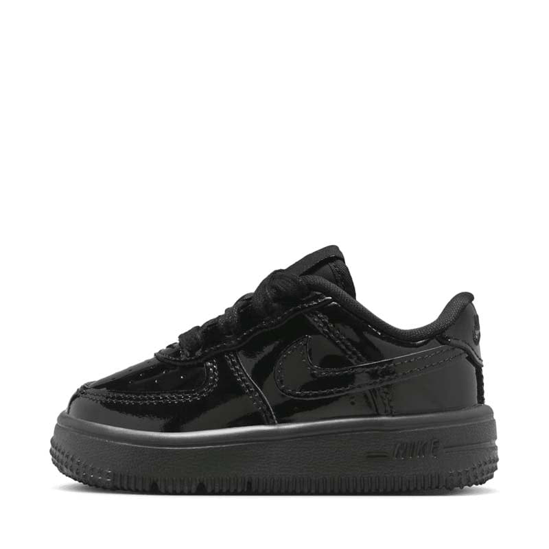 Nike Force 1 Low LV8 Patent Leather (TD) - Black/Black