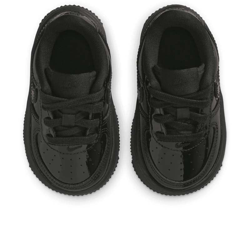 Nike Force 1 Low LV8 Patent Leather (TD) - Black/Black