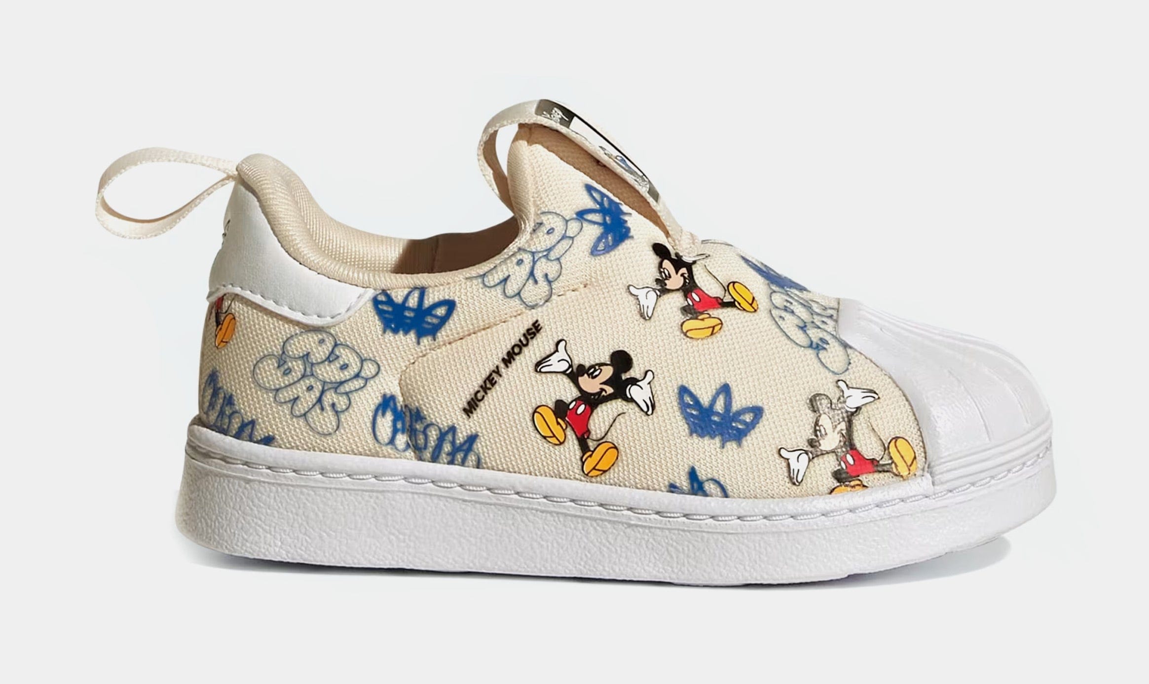 adidas Superstar 360 x Disney Mickey Infant Toddler Lifestyle Shoes (Wonder White/Blue)