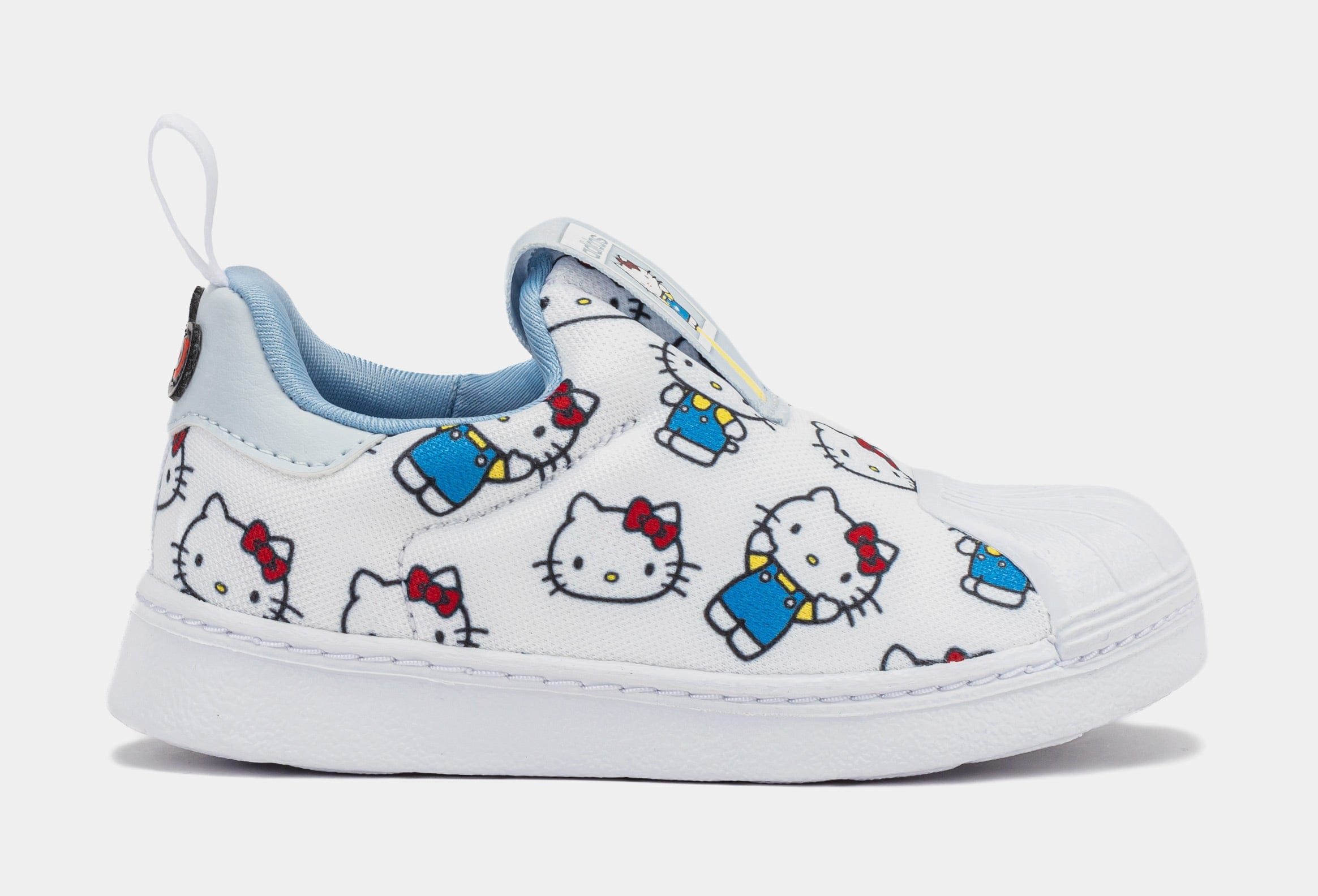adidas Hello Kitty x Superstar 360 Infant Toddler Lifestyle Shoes (White/Blue)