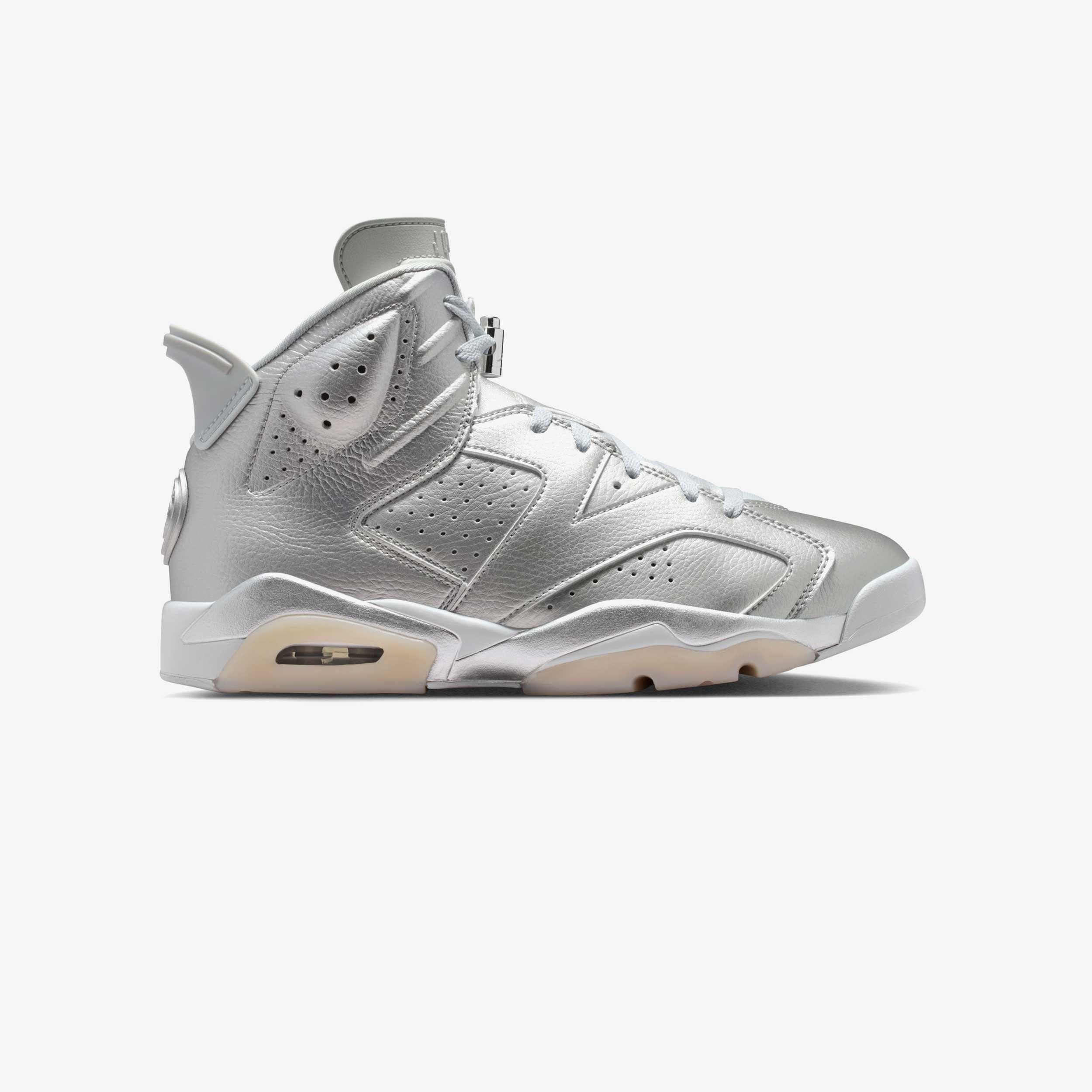 Air Jordan 6 Retro x PSG Metallic Silver