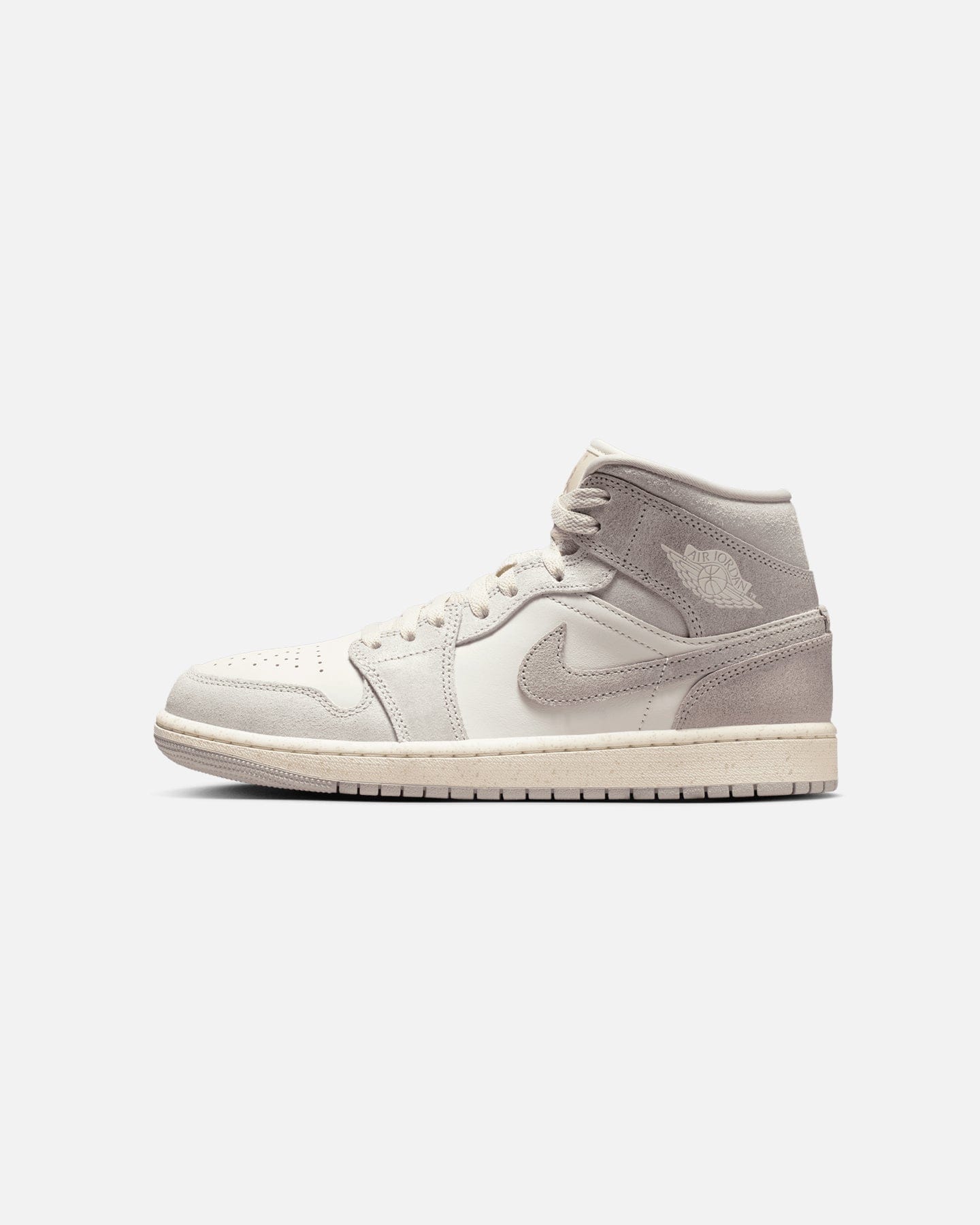 Air Jordan Nike Women's Air Jordan 1 Mid SE Light Iron Ore/Pale Ivory/Oatmeal/Enigma Stone