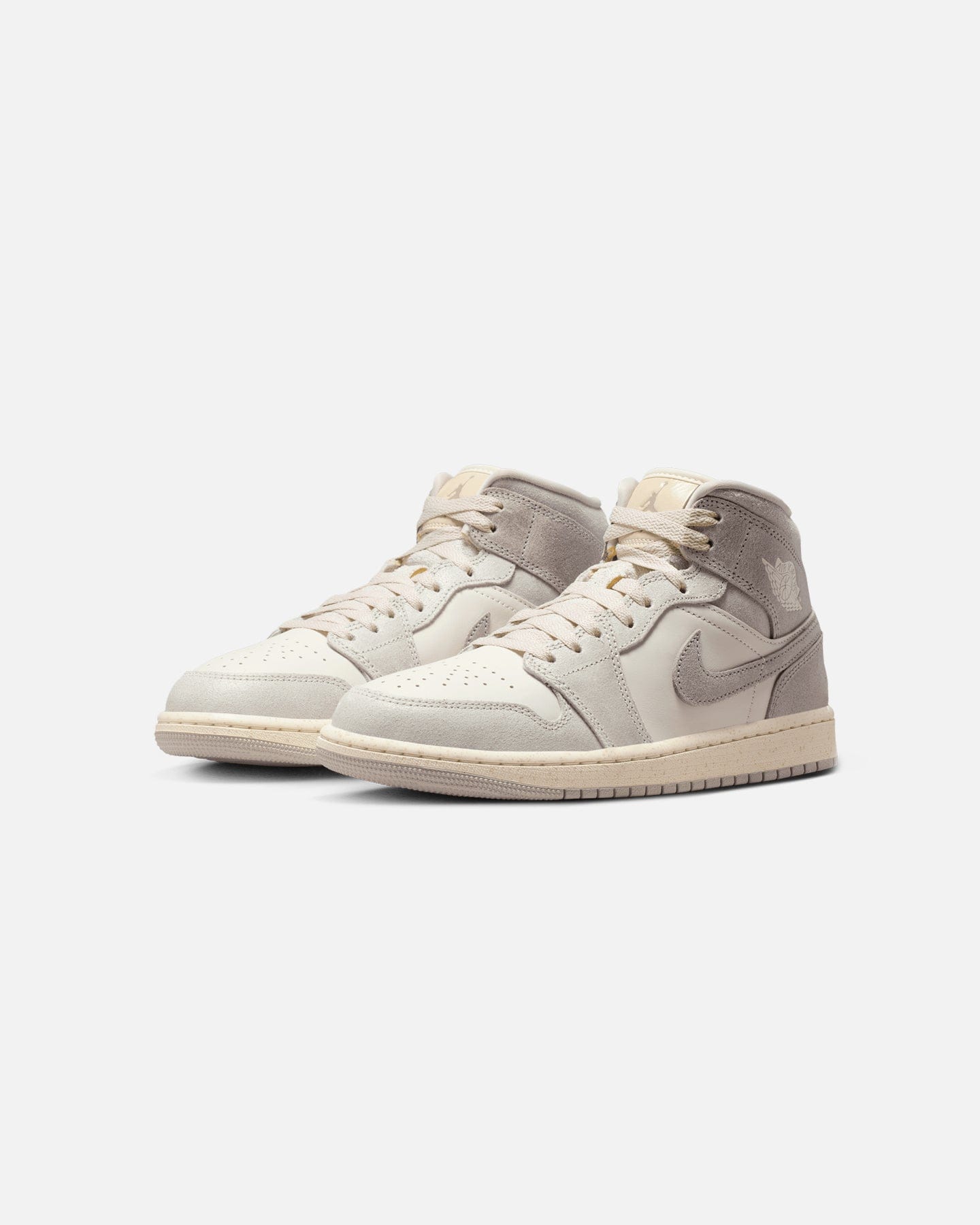 Air Jordan Nike Women's Air Jordan 1 Mid SE Light Iron Ore/Pale Ivory/Oatmeal/Enigma Stone