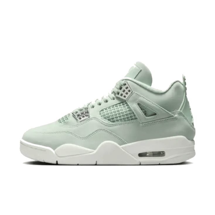 Air Jordan Jordan 4 Retro Seafoam Sail Womens الأردن 4 ريترو رغوة البحر الشراع للنساء