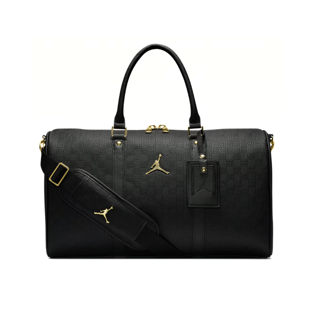 Air Jordan Jordan Monogram Duffle Bag 25 l Black Gold