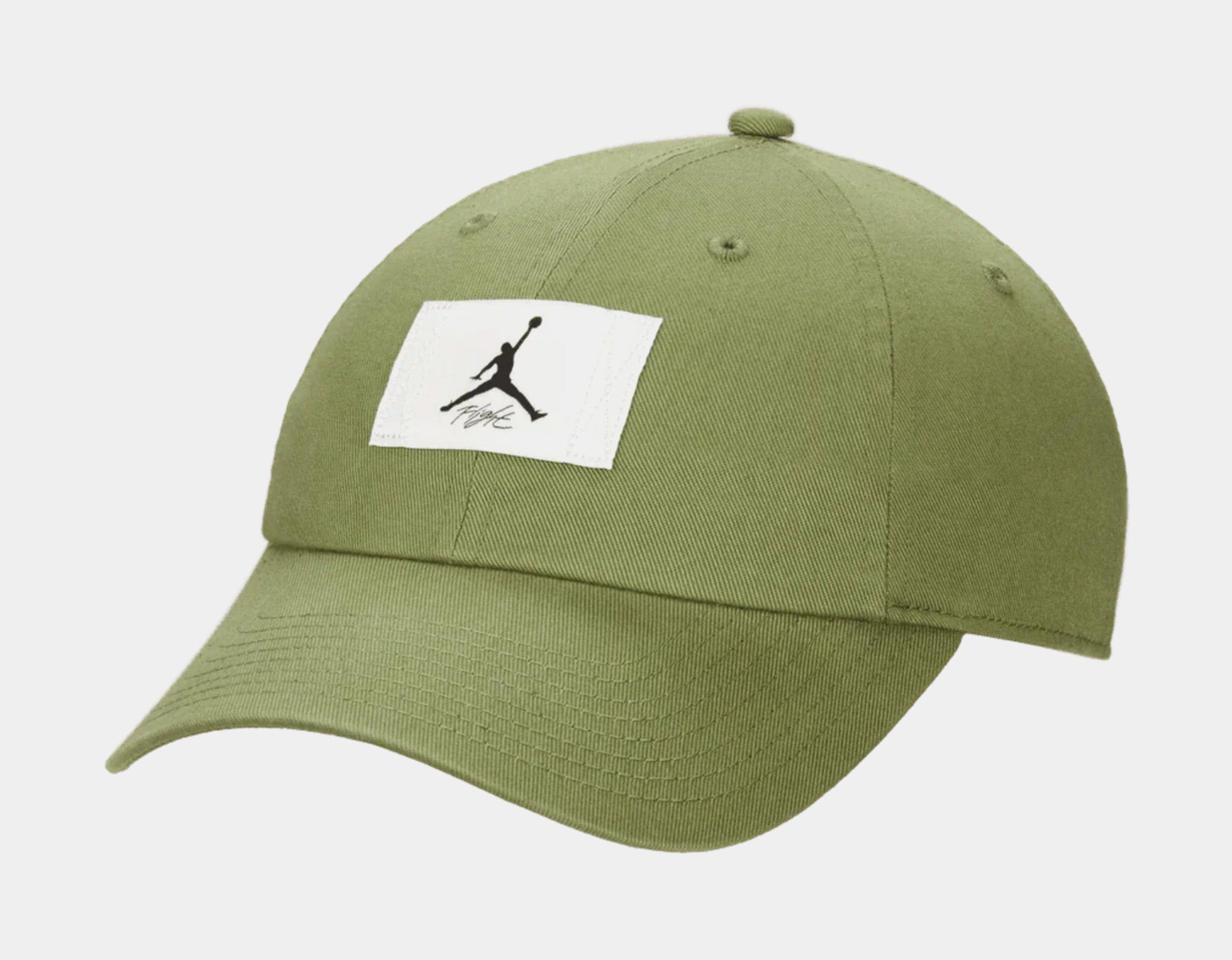 Air Jordan Club Cap Adjustable Mens Hat (Green/White)