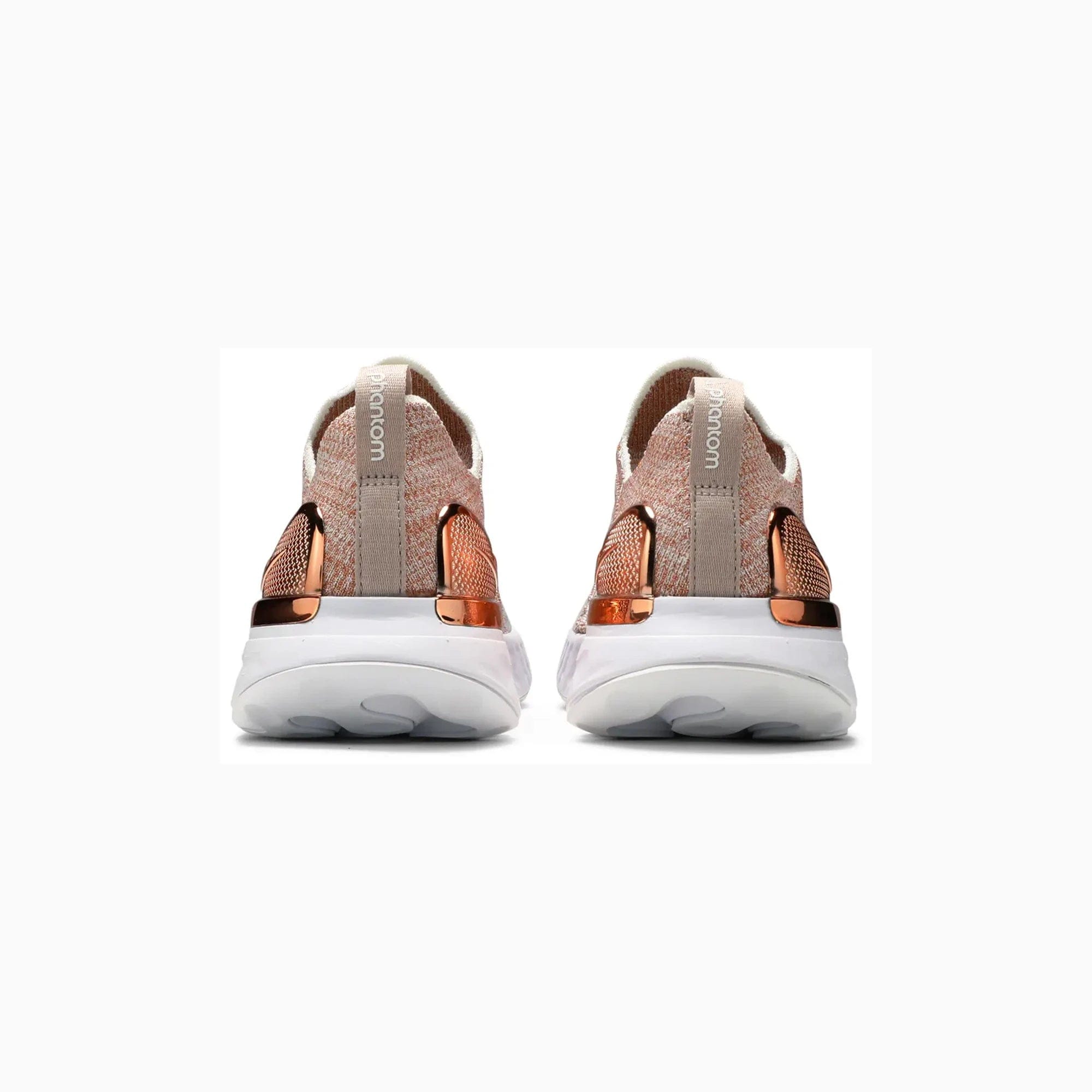 Nike React Phantom Run Flyknit 2 Premium Fossil Stone Metallic Women's (2020)