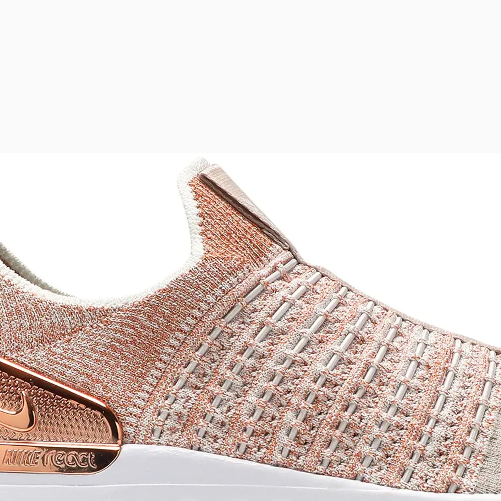 Nike React Phantom Run Flyknit 2 Premium Fossil Stone Metallic Women's (2020)