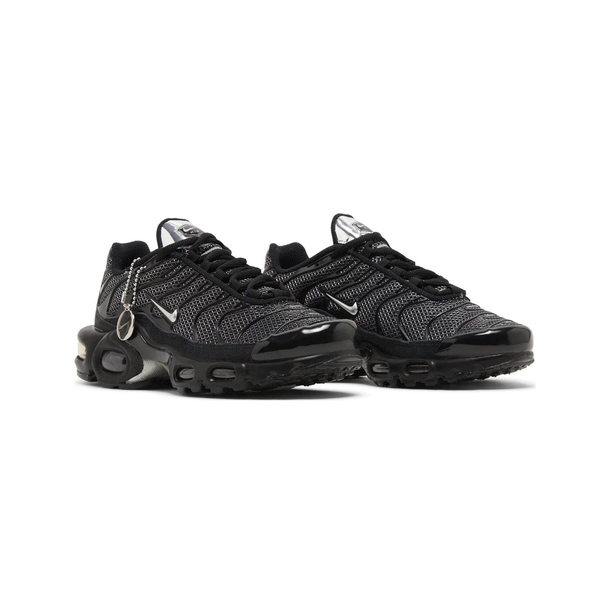Nike Nike Air Max Plus TN Black Suede Silver Women's