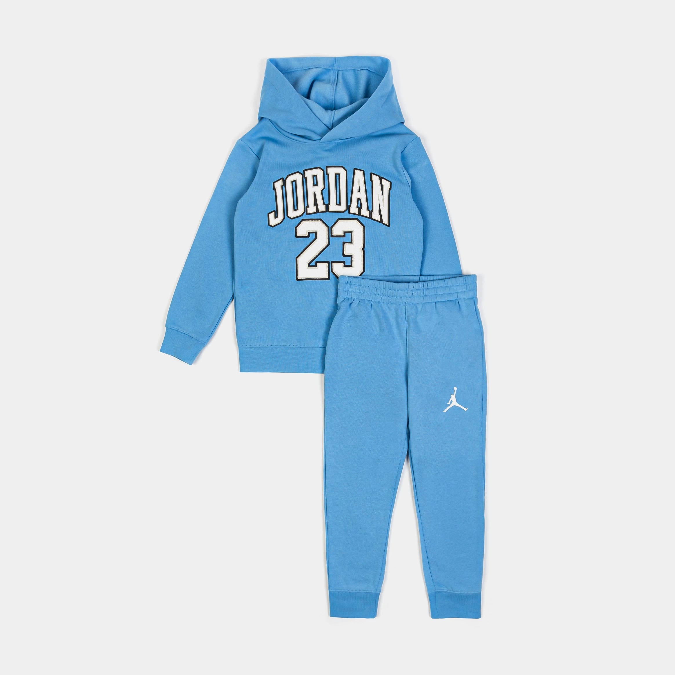 Air Jordan Jersey 23 Pullover and Jogger Preschool Set (Blue/White)