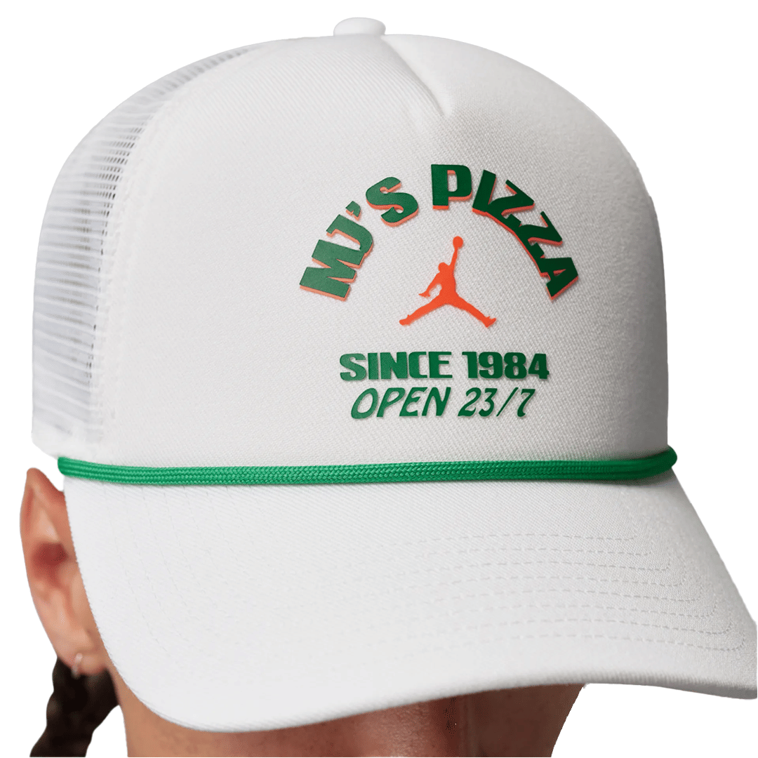 Air Jordan JORDAN RISE STRUCTURED TRUCKER CAP WHITE/COURT GREEN