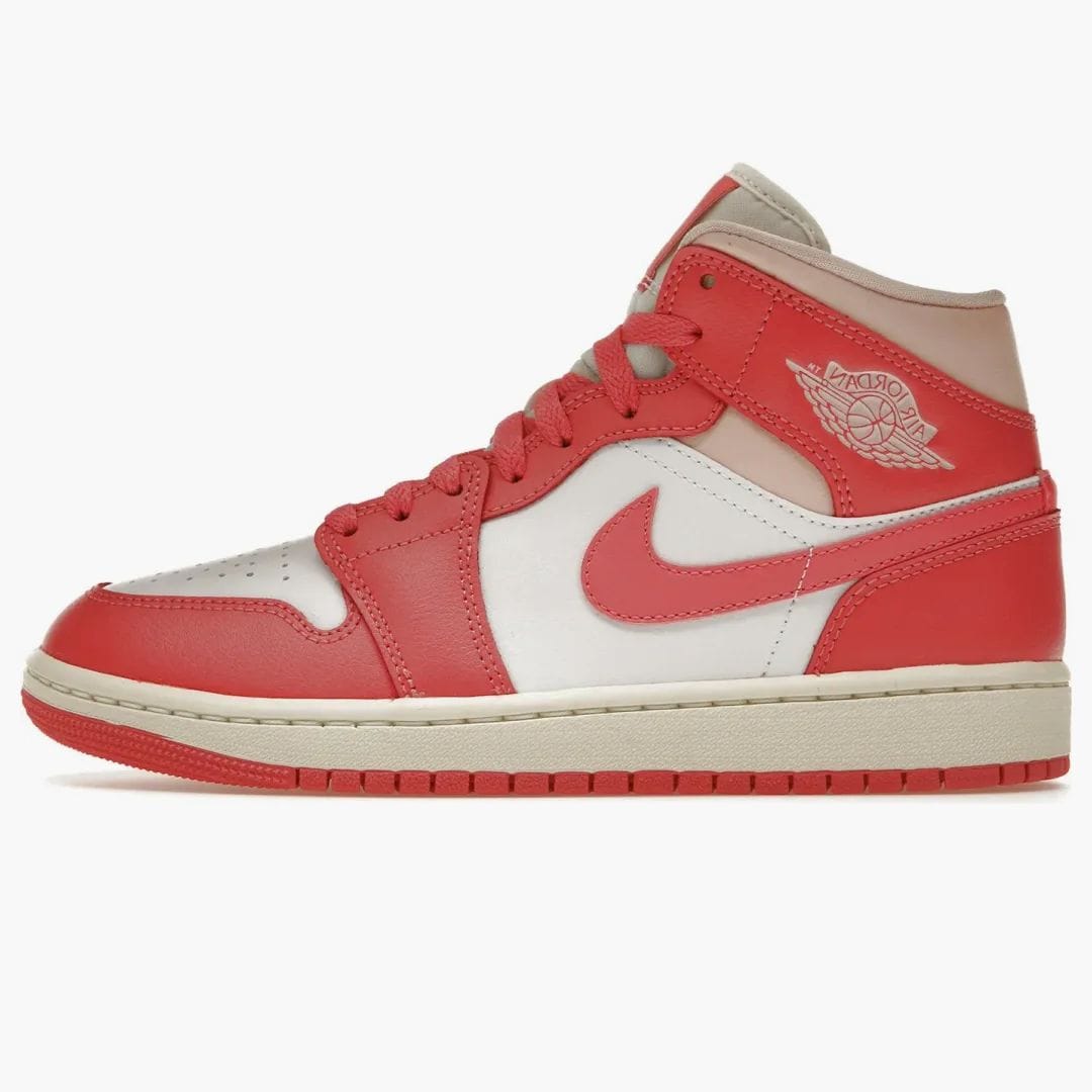 Air Jordan Jordan 1 Mid Strawberries And Cream (women's)