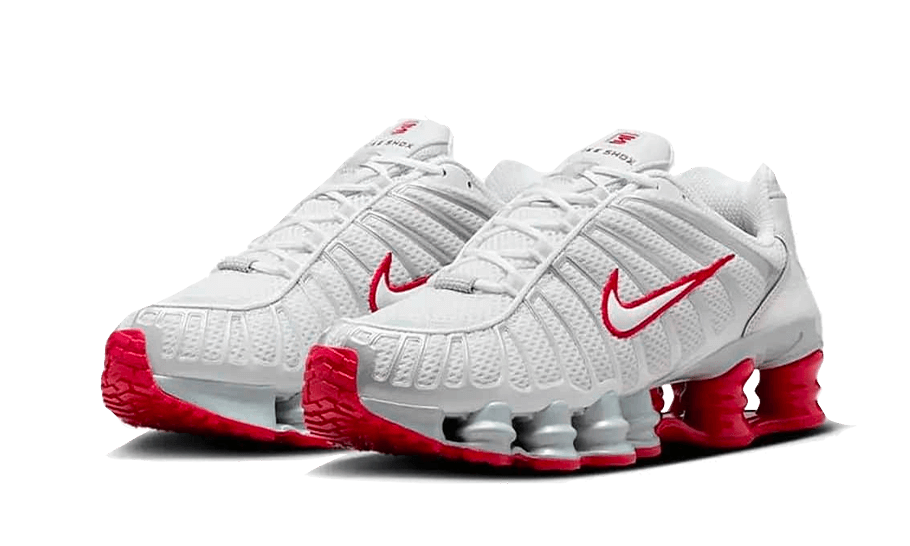 Nike Shox TL Platinum Tint Gym Red
