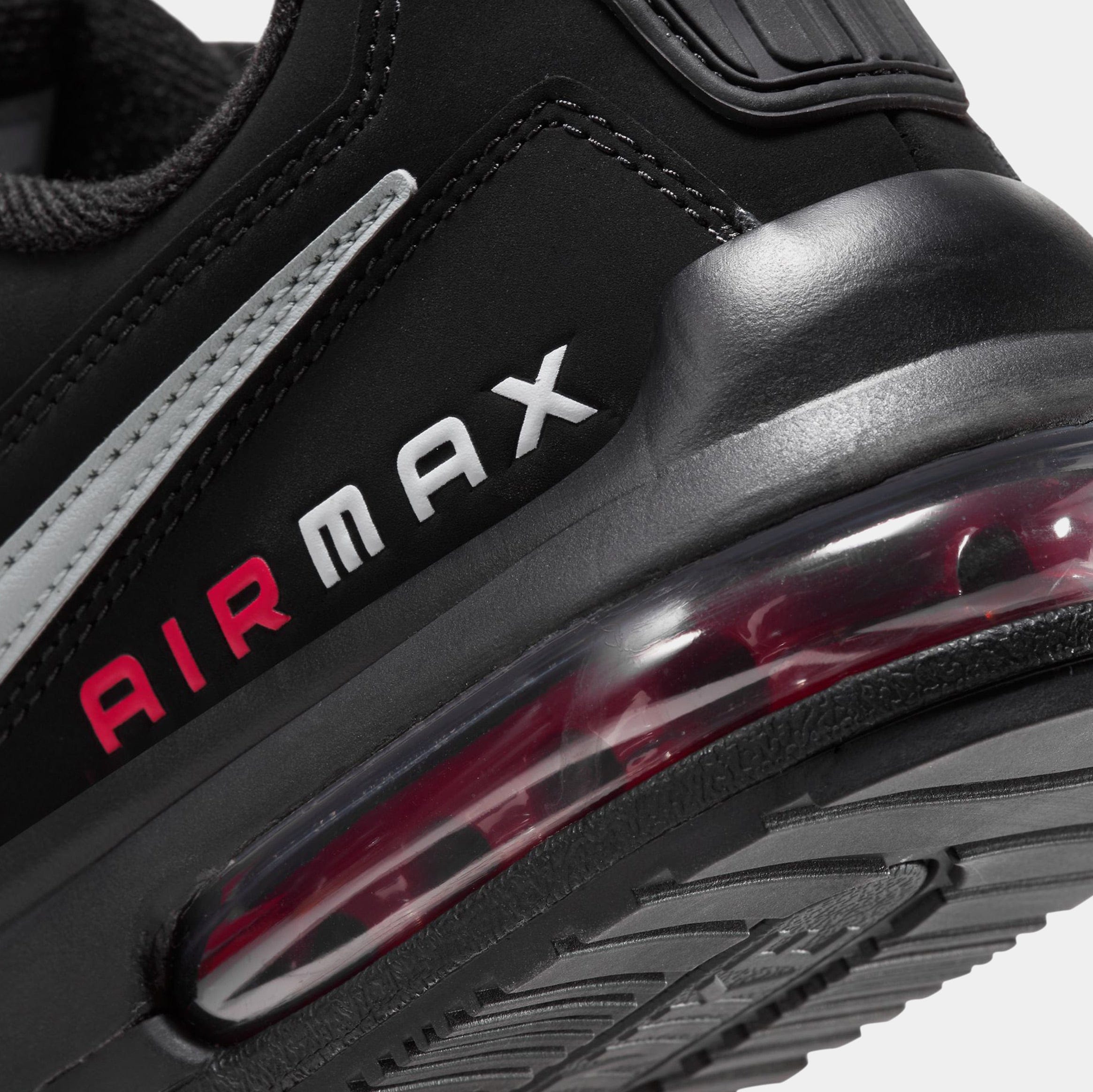 Nike Air Max LTD 3 Mens Running Shoes (Black/Smoke Grey/University Red)