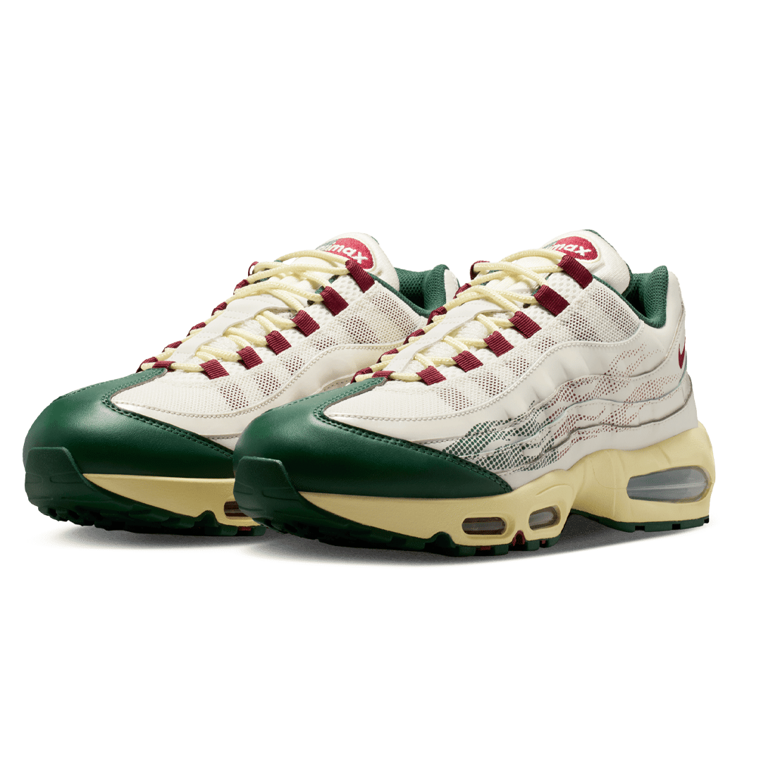 Nike AIR MAX 95 BIG BUBBLE SE PHANTOM/TEAM RED - FIR - ALABASTER