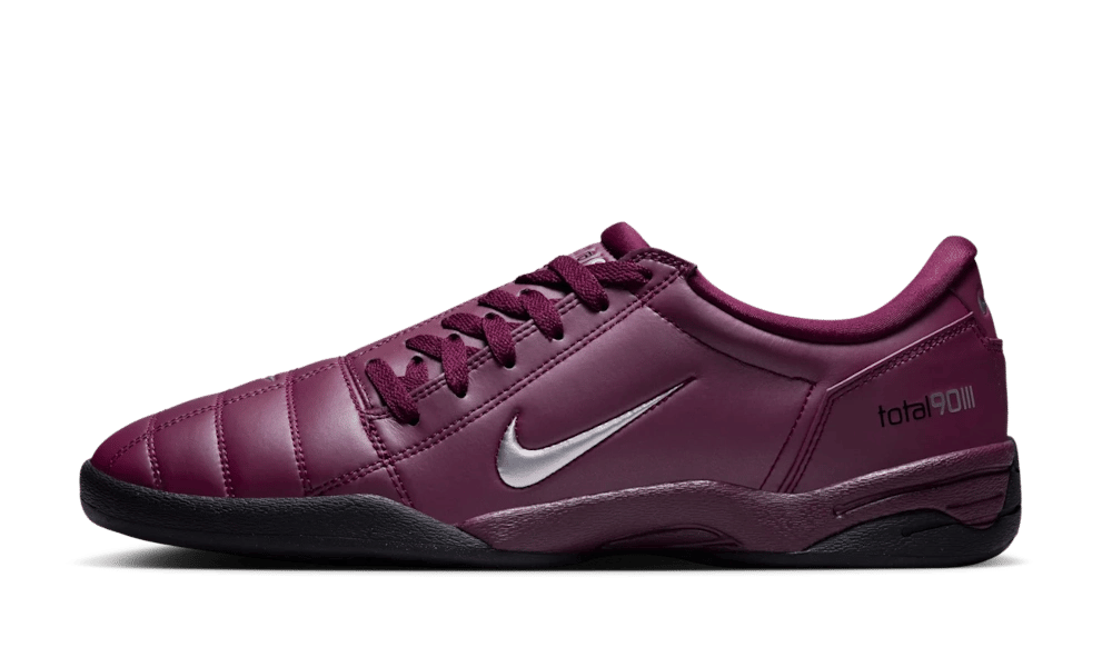 Nike Total 90 Burgundy Metallic Silver