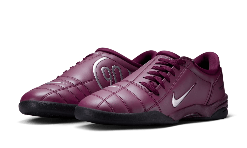 Nike Total 90 Burgundy Metallic Silver