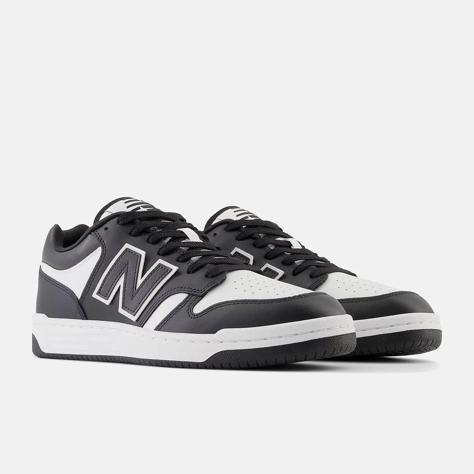 New Balance 480 BB480LBA Sneaker Men Black White Low Top Lifestyle Shoes RHS8570