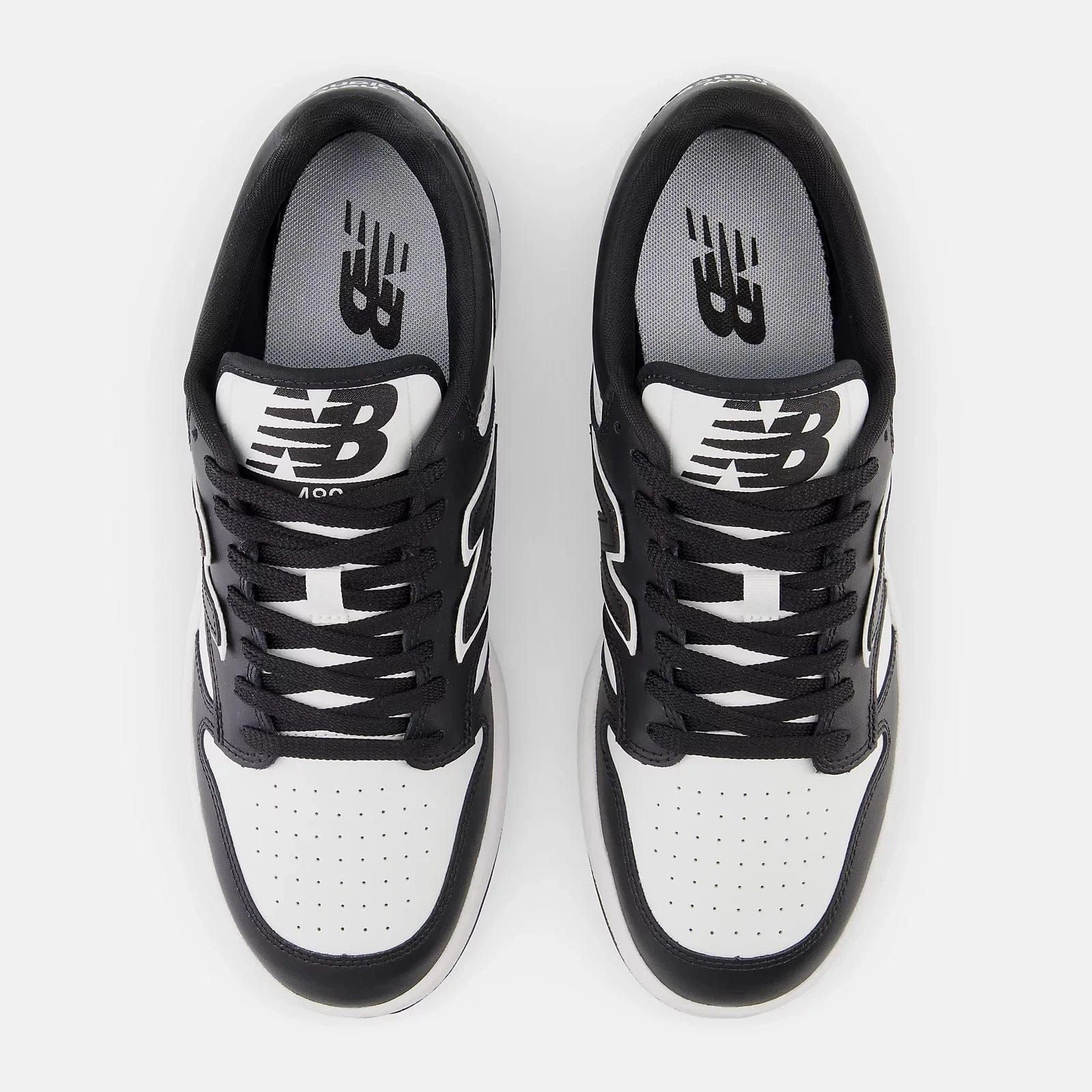 New Balance 480 BB480LBA Sneaker Men Black White Low Top Lifestyle Shoes RHS8570