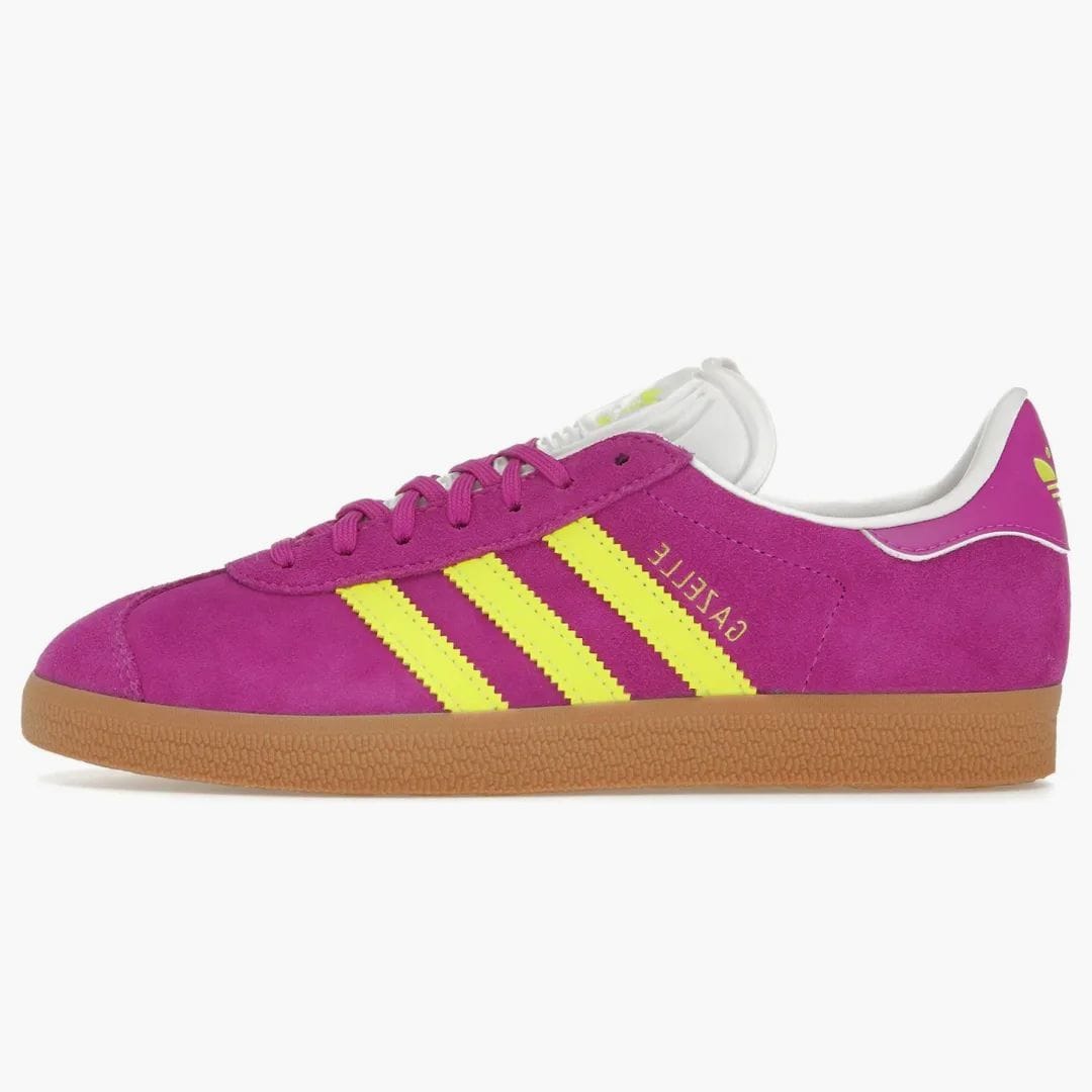adidas Gazelle Purple Burst Solar Yellow (women's)