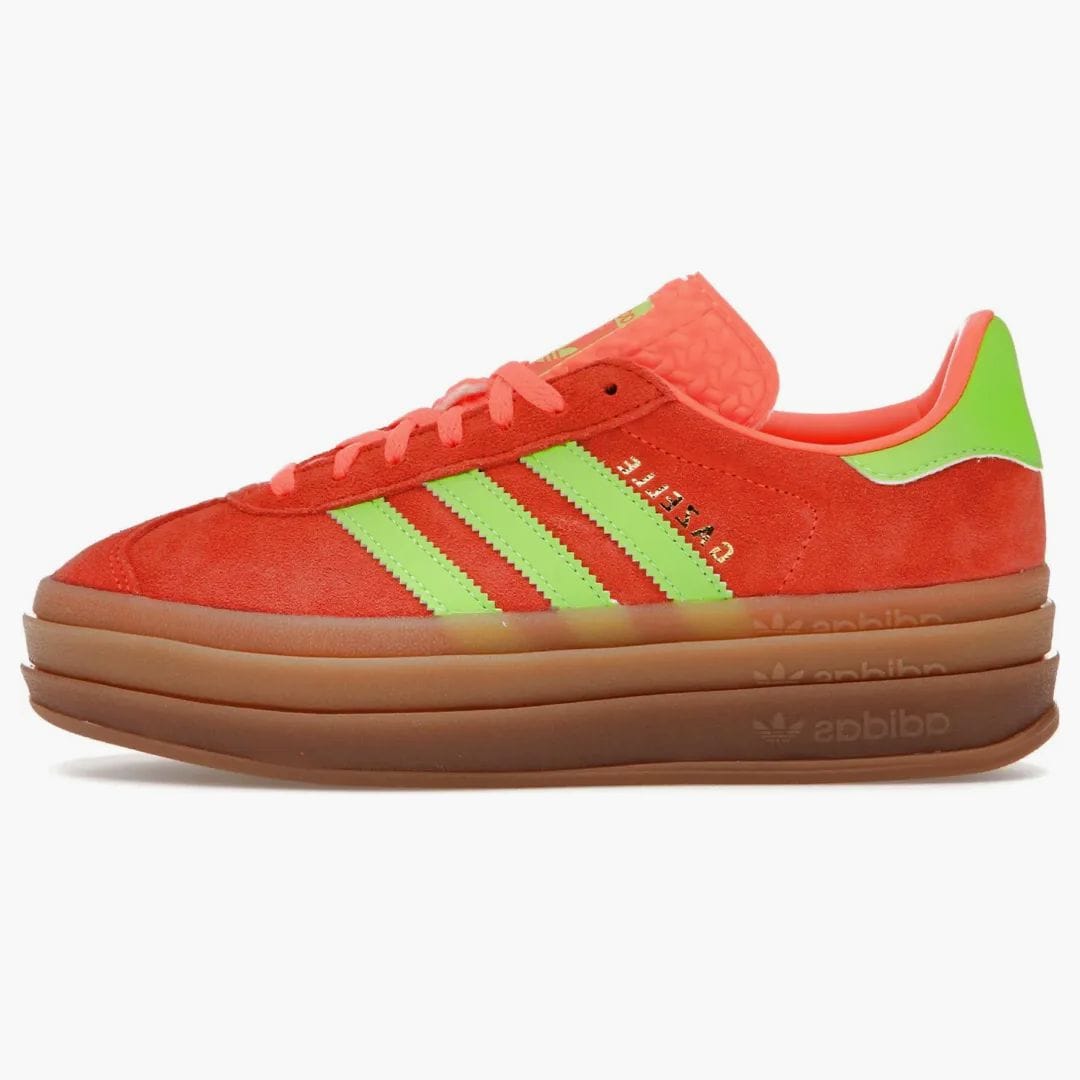 adidas Gazelle Bold Solar Orange Solar Green (women's)