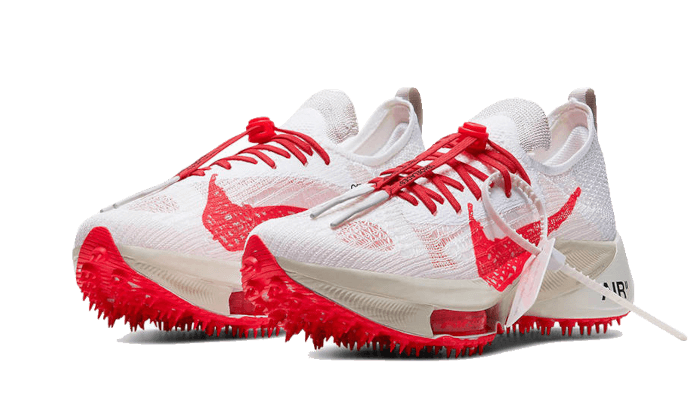Nike Air Zoom Tempo NEXT% Off - White White Solar Red