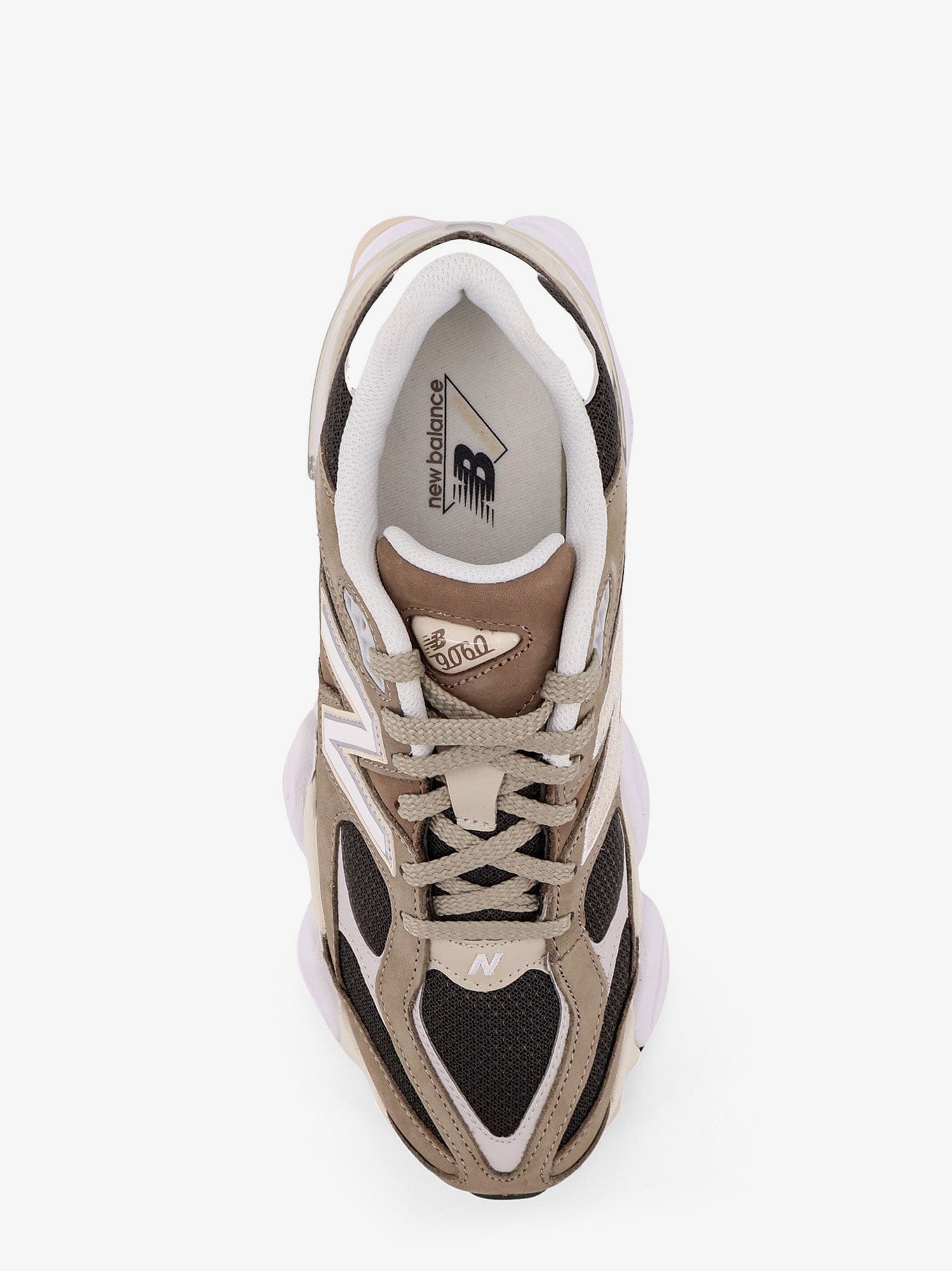 New Balance 9060 low - top mesh sneakers with suede interts